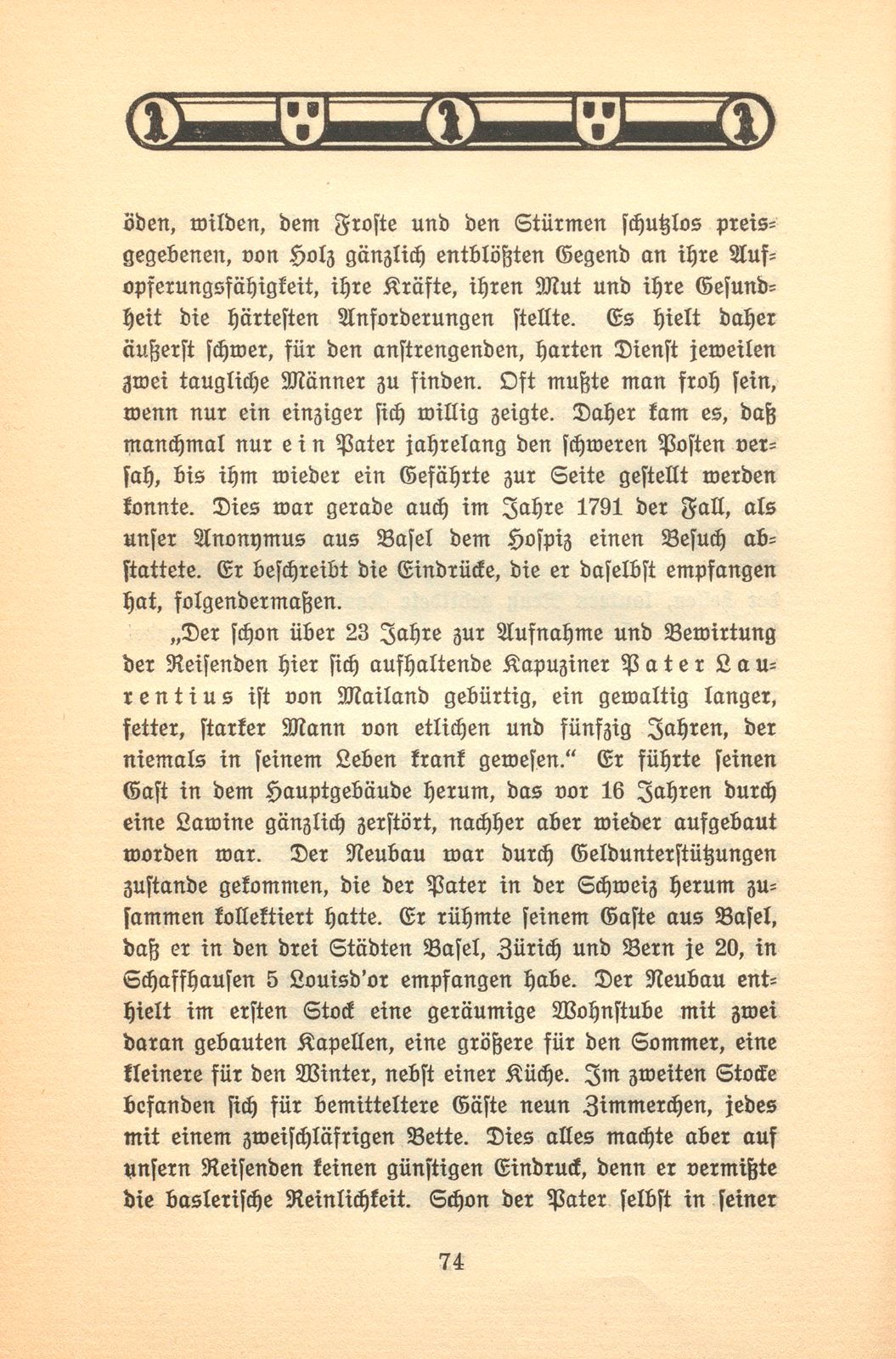 Reise eines Baslers nach dem St. Gotthard und auf den Rigi im September 1791 – Seite 31