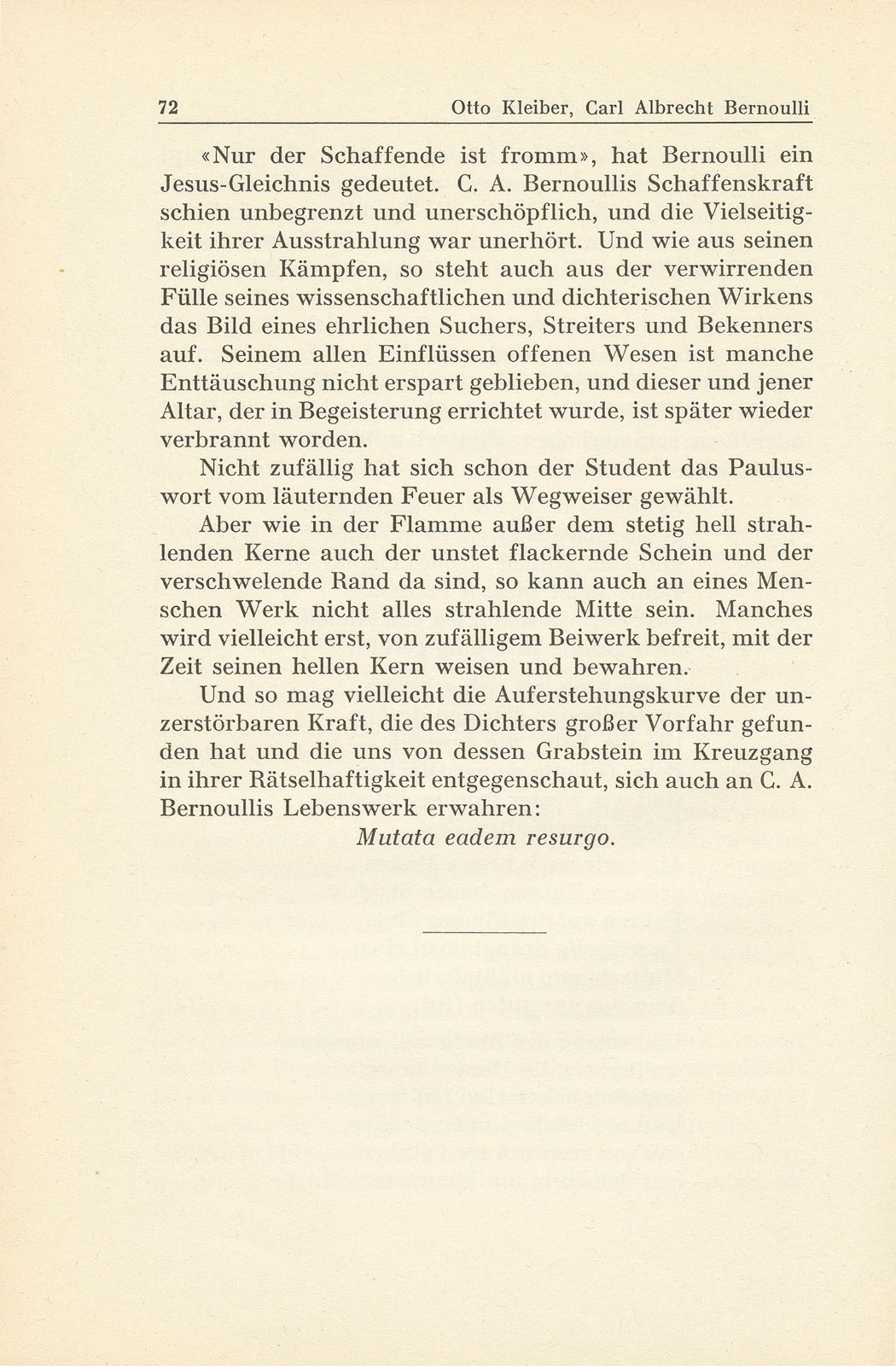 Carl Albrecht Bernoulli 10. Januar 1868 bis 13. Februar 1937 – Seite 12