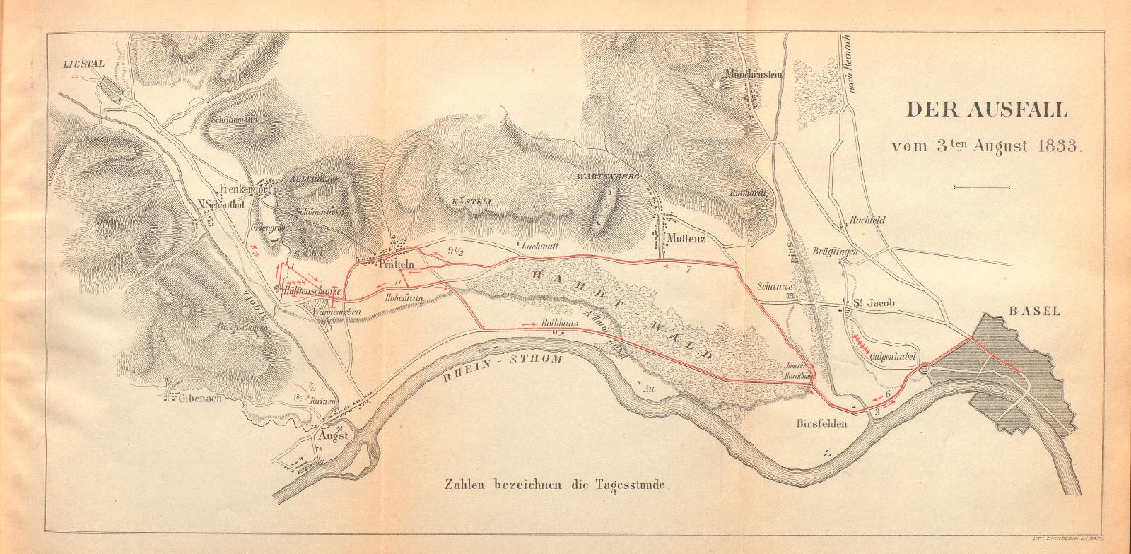 Der dritte August 1833. Mit einer Situationskarte – Seite 2