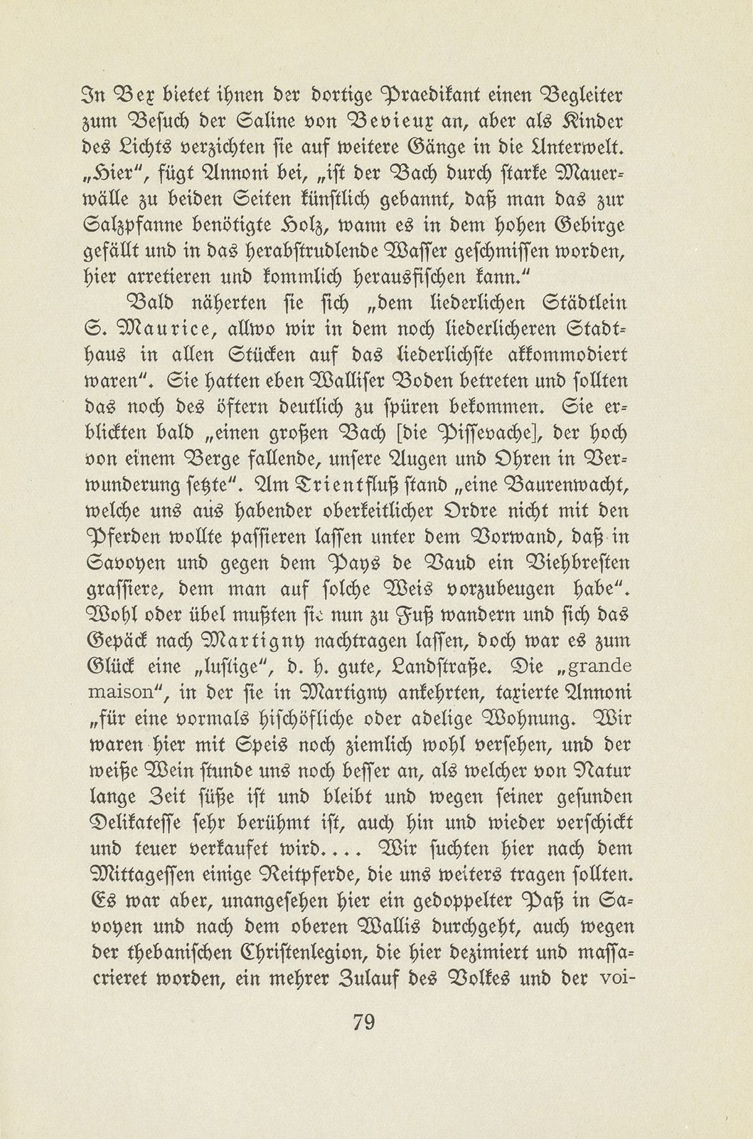 Aus den Wanderjahren des Hieronymus Annoni (1697-1770) – Seite 15