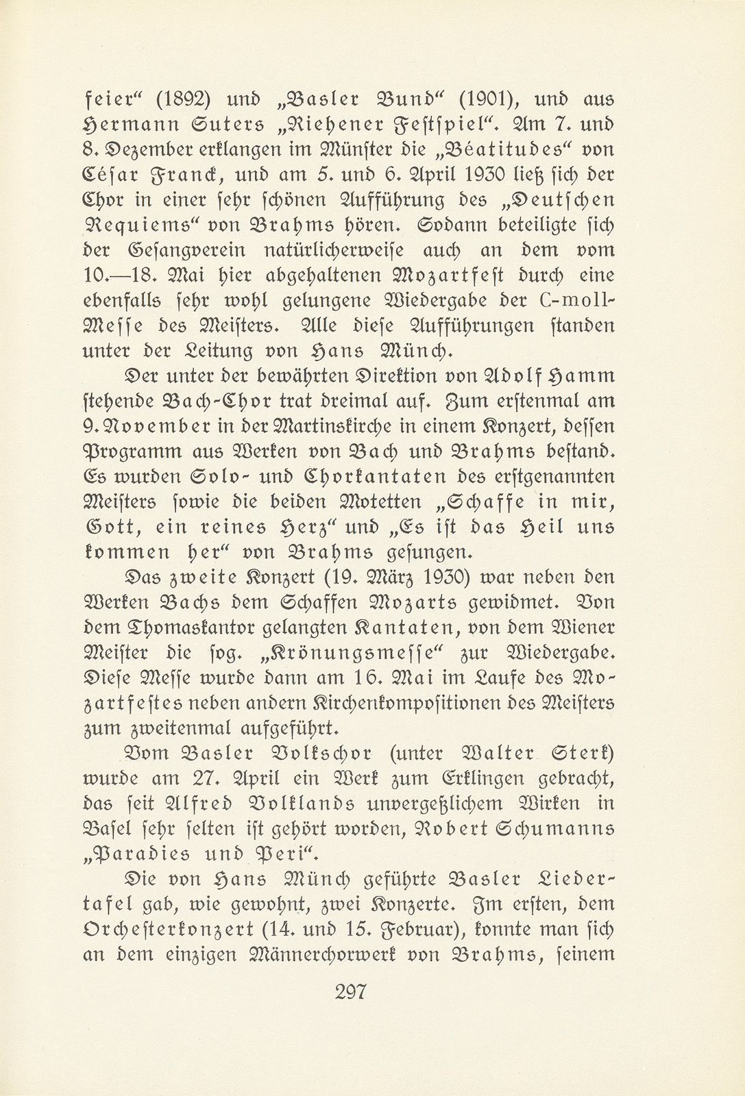 Das künstlerische Leben in Basel vom 1. Oktober 1929 bis 30. September 1930 – Seite 3