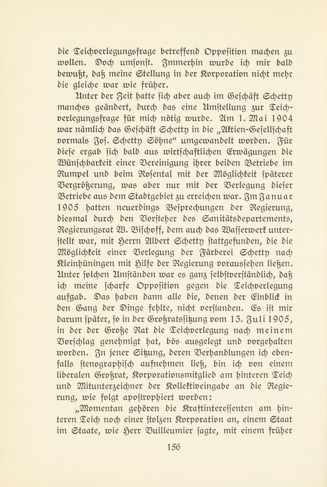 Memoiren des letzten Wassermeisters der Kleinbasler Teichkorporation – Seite 48