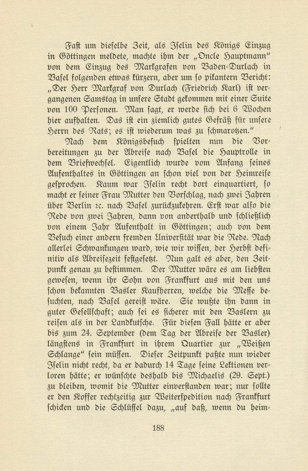 Isaak Iselin als Student in Göttingen (1747/48) – Seite 88