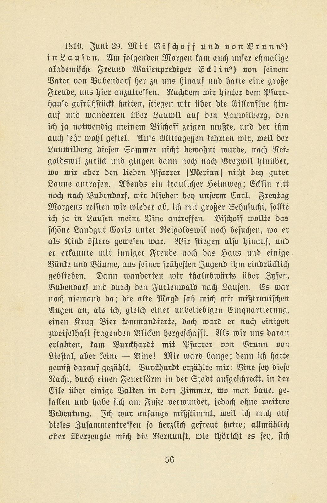 Aus den Aufzeichnungen von Pfarrer Daniel Kraus 1786-1846 – Seite 4