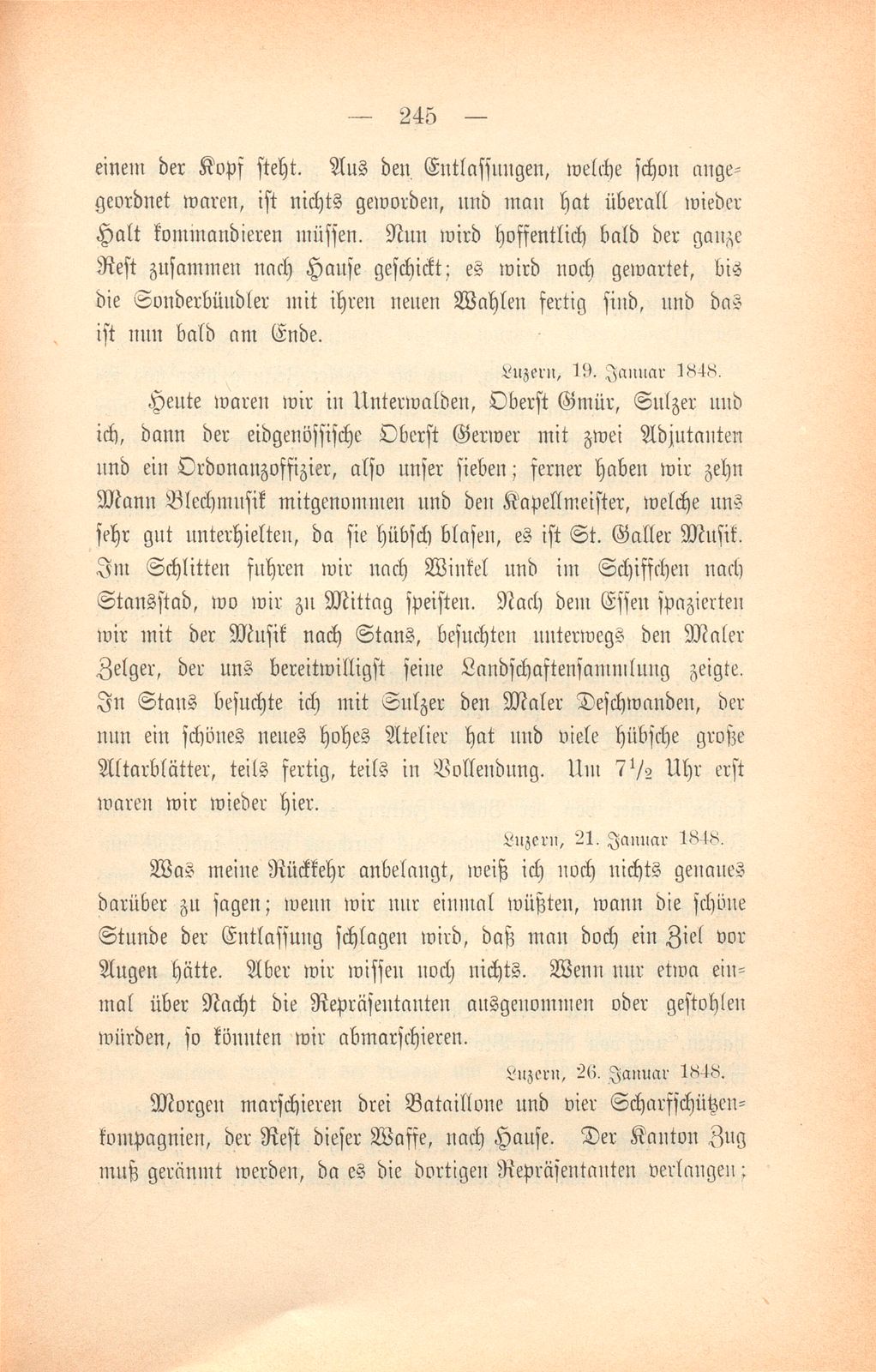 Briefe aus dem Sonderbundsfeldzug – Seite 16