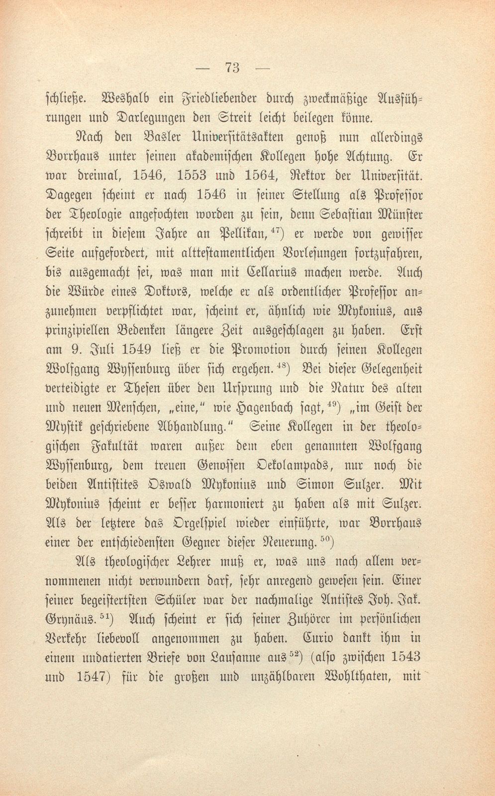 Martin Borrhaus (Cellarius), ein Sonderling aus der Reformationszeit – Seite 27