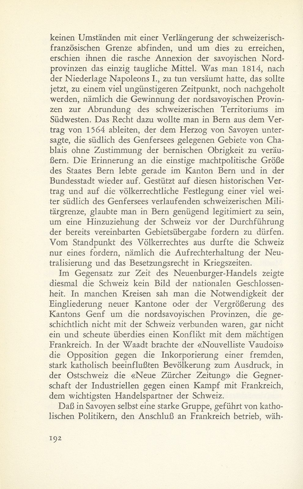 Der Neuenburger Handel (1856/57) und der Savoyerkonflikt (1860) in baslerischer Sicht – Seite 36