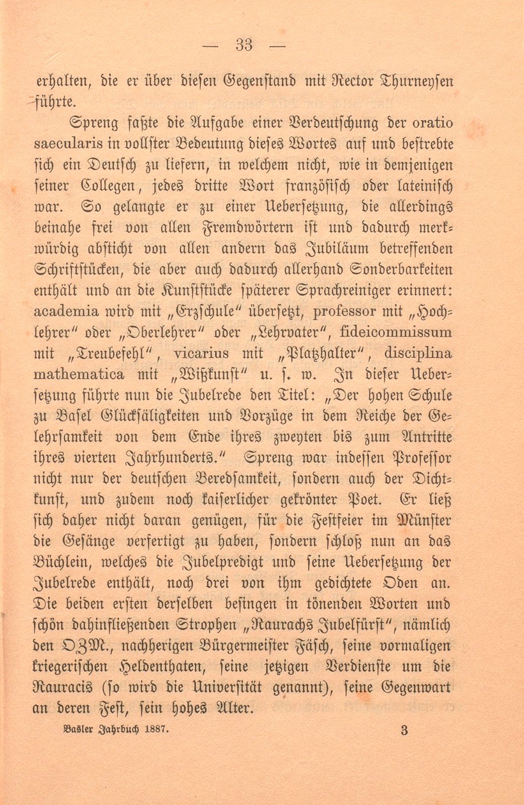 Die dritte Säcularfeier der Universität Basel 1760 – Seite 35