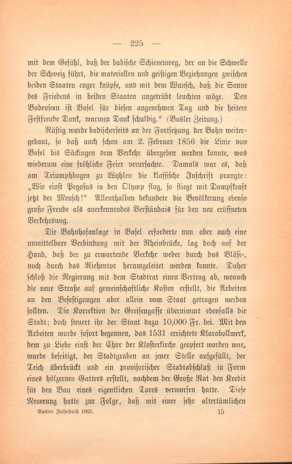 Basels bauliche Entwicklung im 19. Jahrhundert – Seite 19