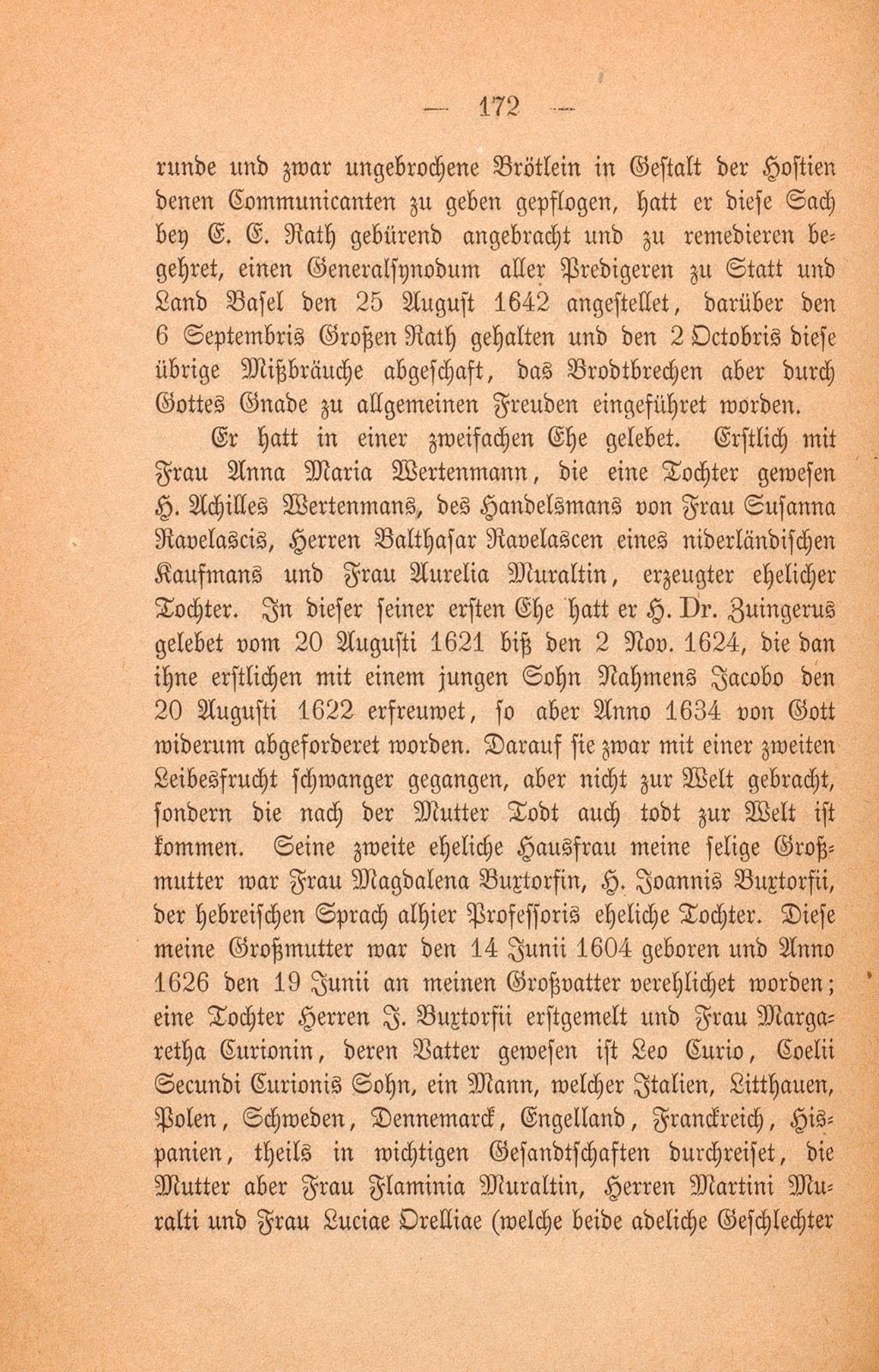 Aus einem baslerischen Stammbuch, XVII. Jahrhundert – Seite 36