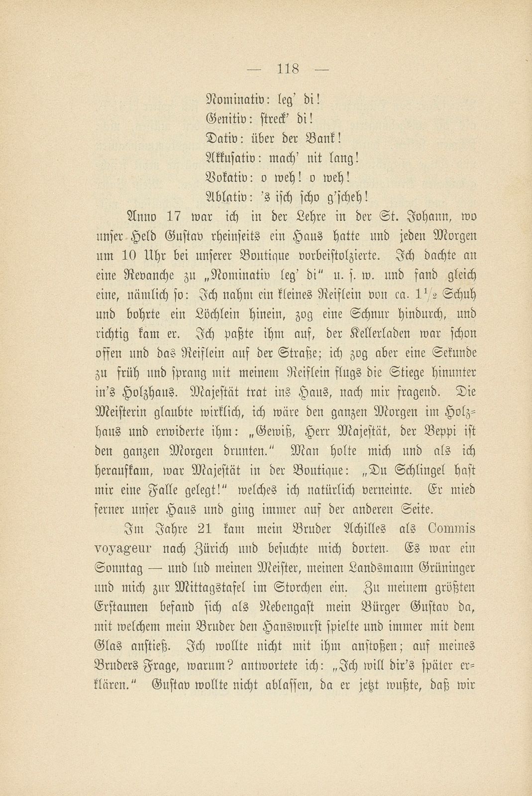 Aus den Erinnerungen eines alten Basler-Beppi – Seite 12