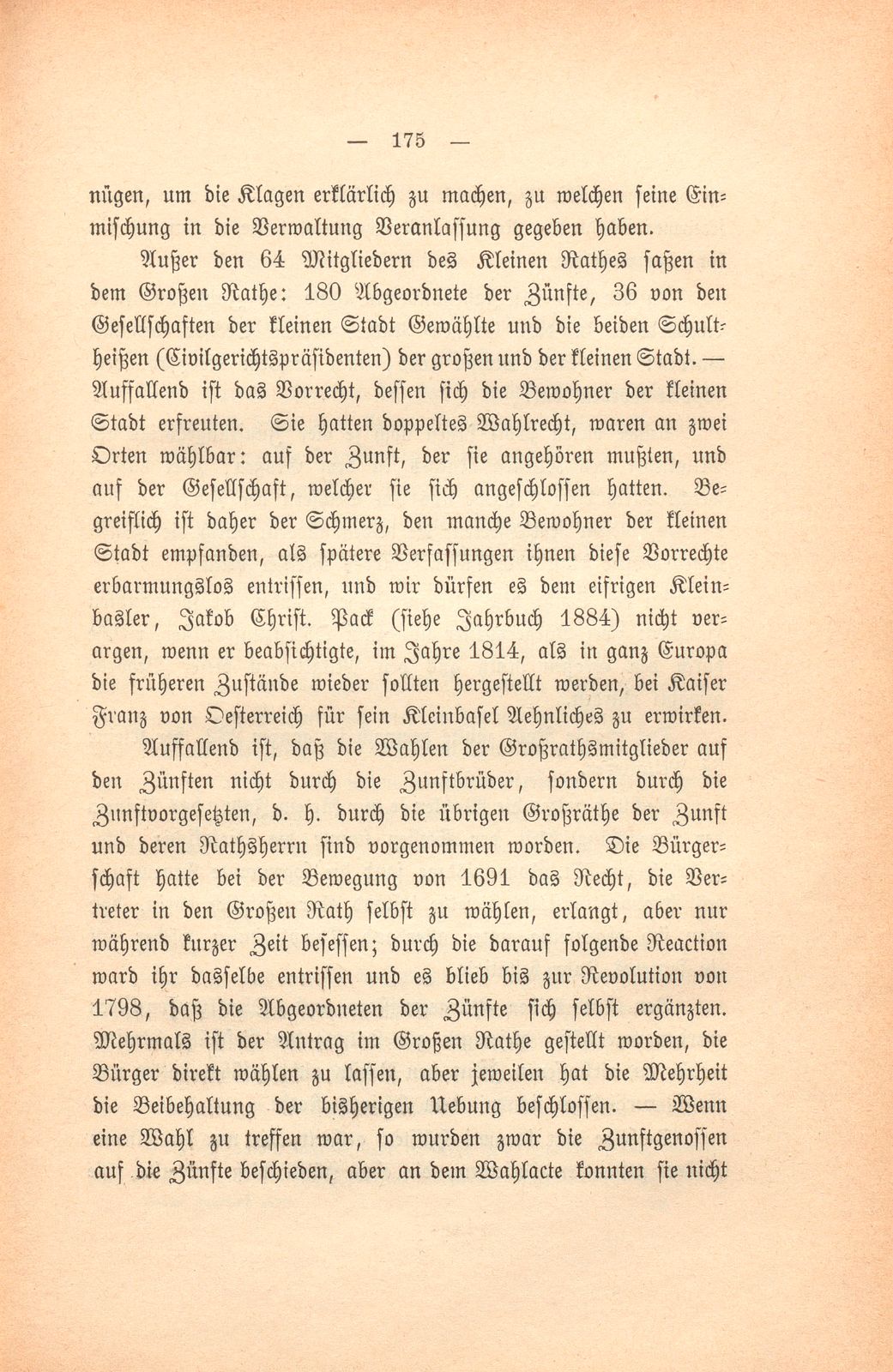 Einiges aus dem Leben zu Basel während des achtzehnten Jahrhunderts – Seite 6