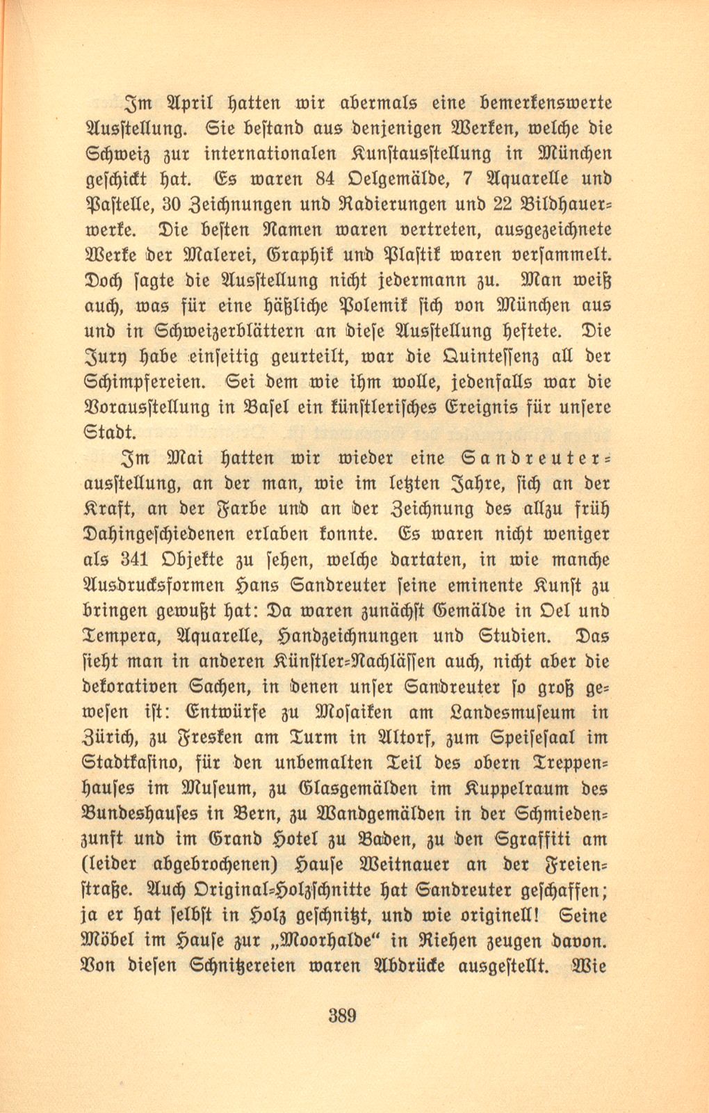 Das künstlerische Leben in Basel vom 1. November 1912 bis 31. Oktober 1913 – Seite 5