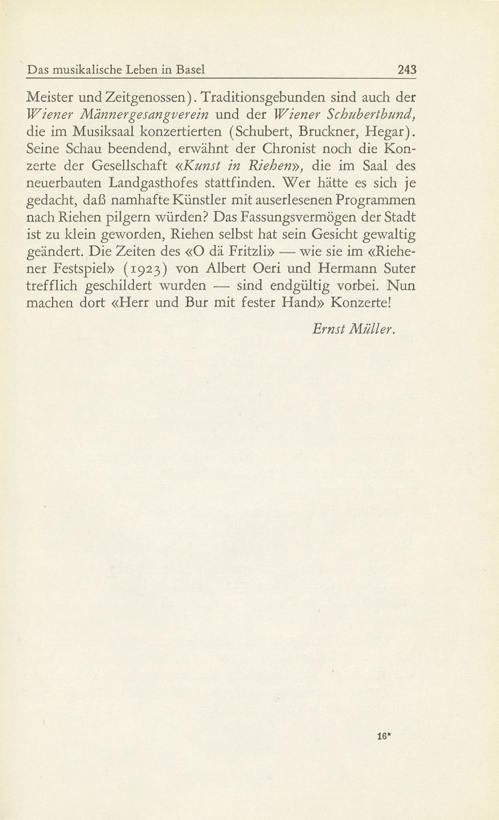 Das musikalische Leben in Basel vom 1. Oktober 1951 bis 30. September 1952 – Seite 6