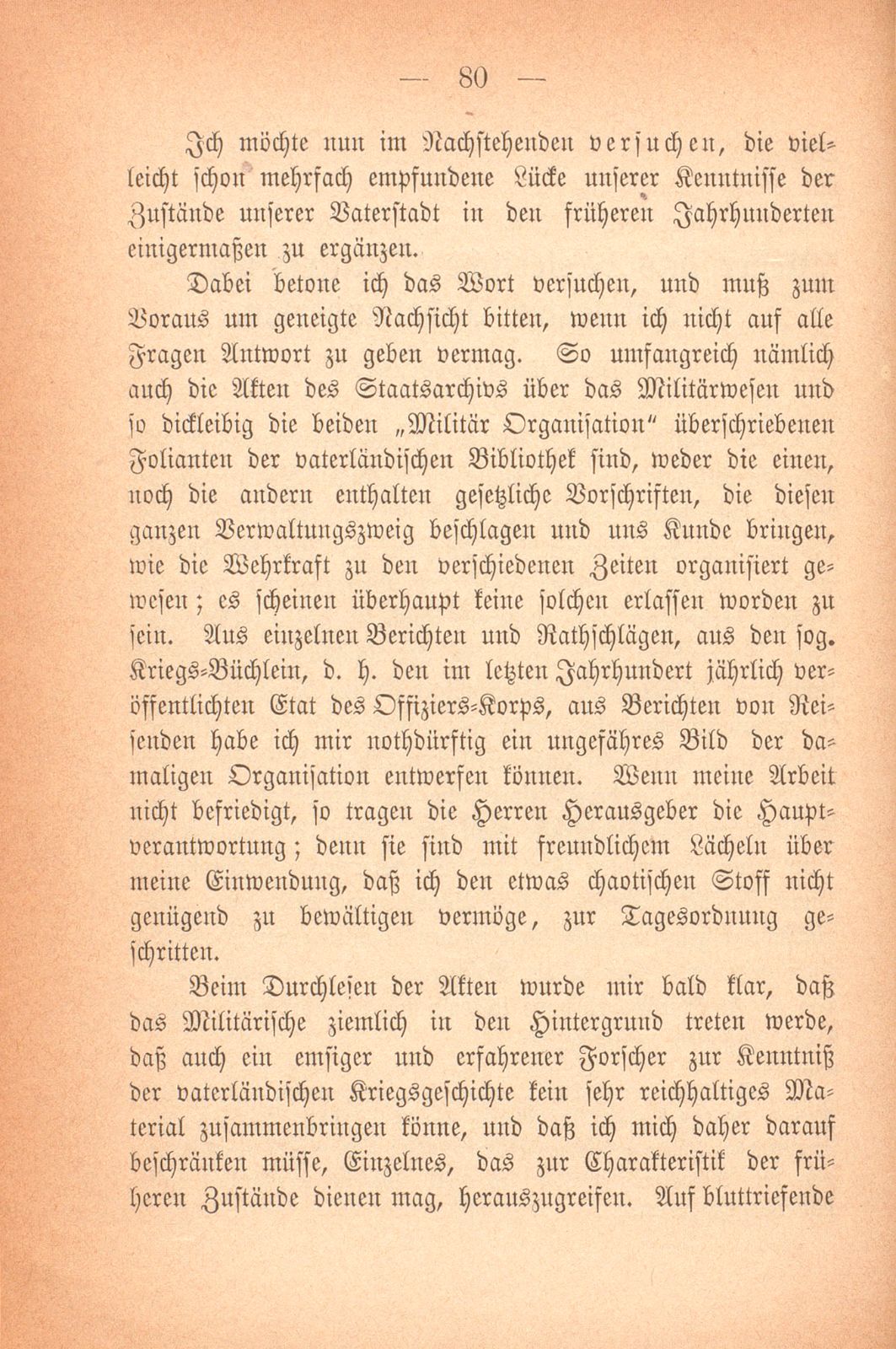 Über das baslerische Militärwesen in den letzten Jahrhunderten – Seite 2