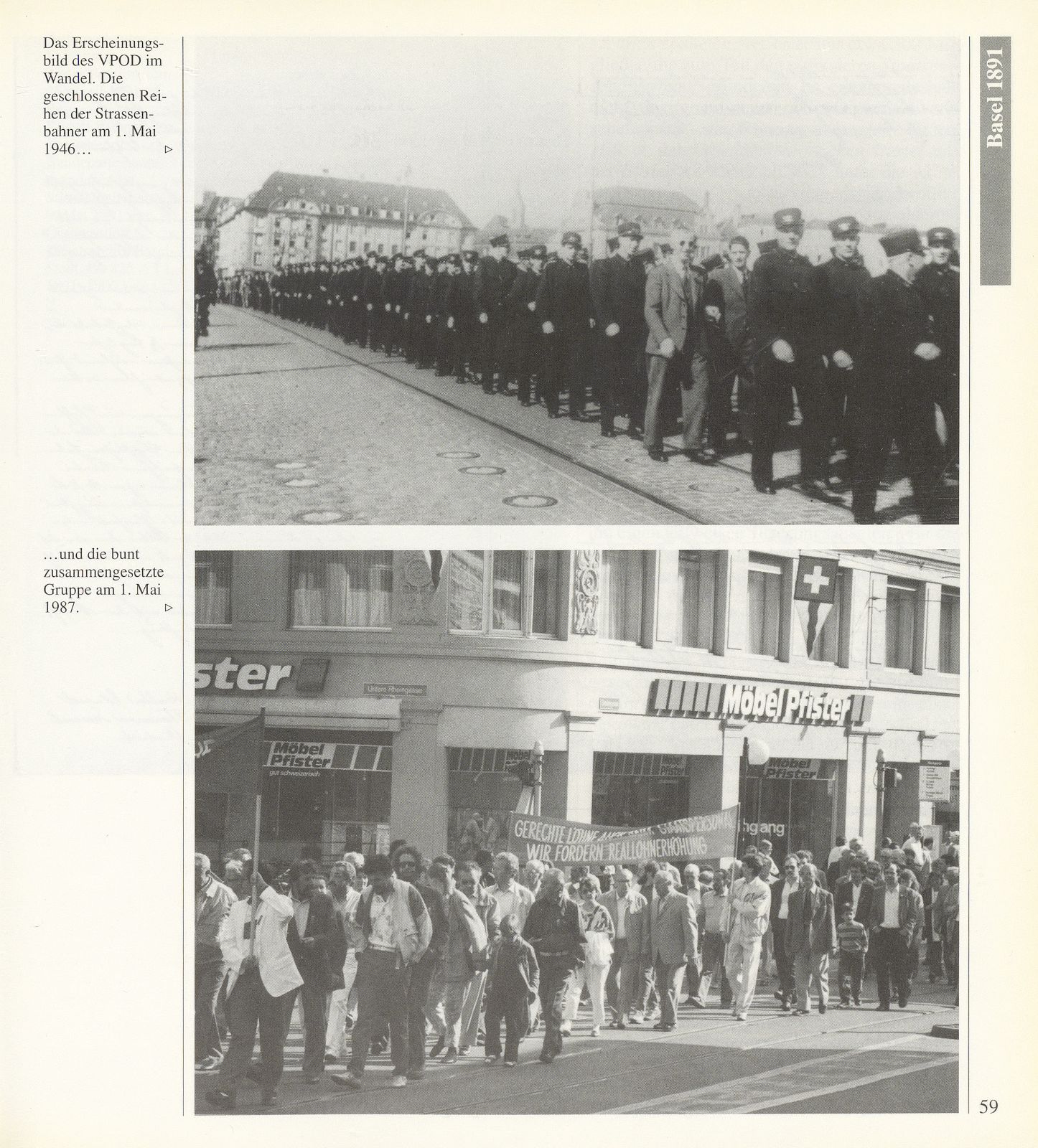 1891: «...behufs Erzielung besserer Lohnverhältnisse, besserer Behandlung von Seiten der Vorgesetzten und Pflege der Kameradschaft und des Solidaritätsgefühles...» – Seite 2