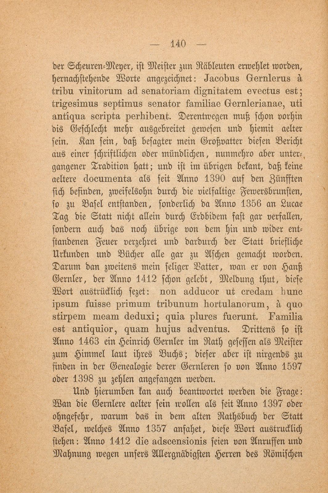 Aus einem baslerischen Stammbuch, XVII. Jahrhundert – Seite 4