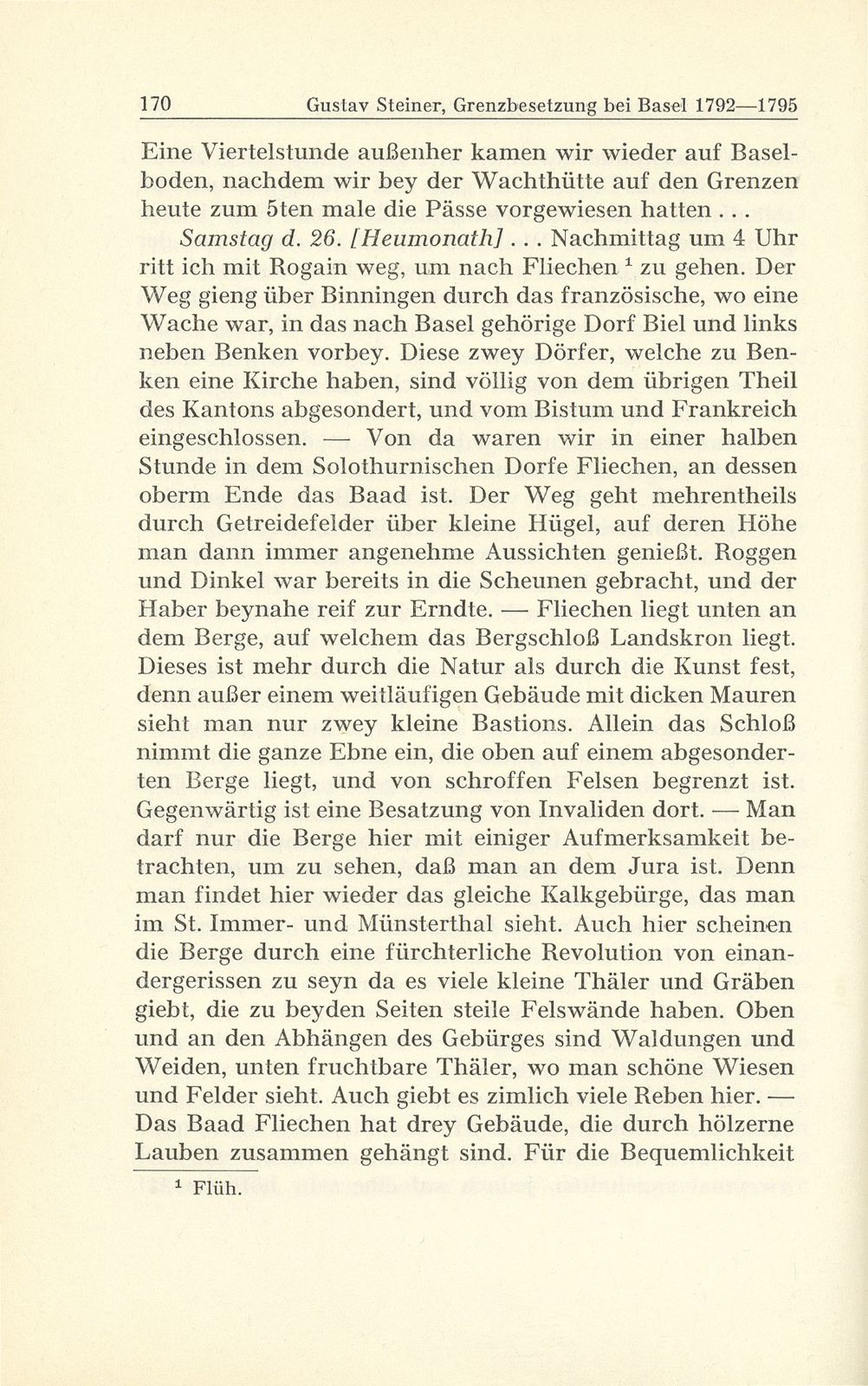 Grenzbesetzung bei Basel im Revolutionskrieg 1792-1795 – Seite 69