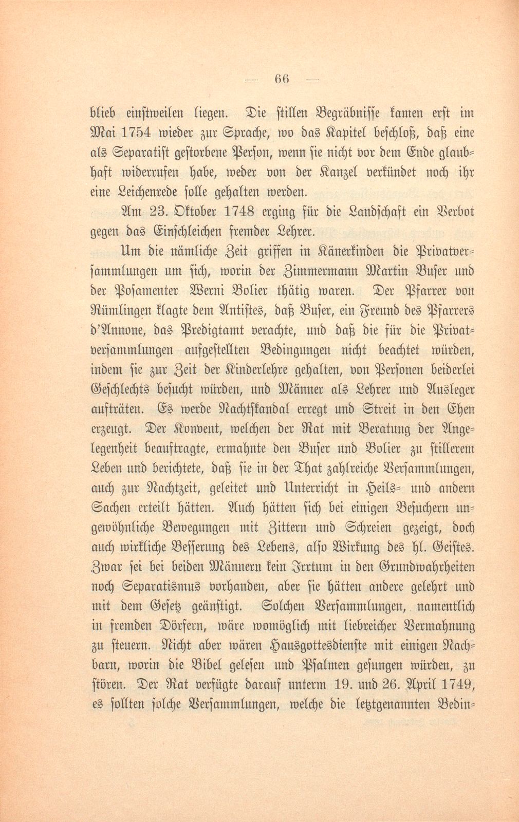 Die Basler Separatisten im achtzehnten Jahrhundert – Seite 13