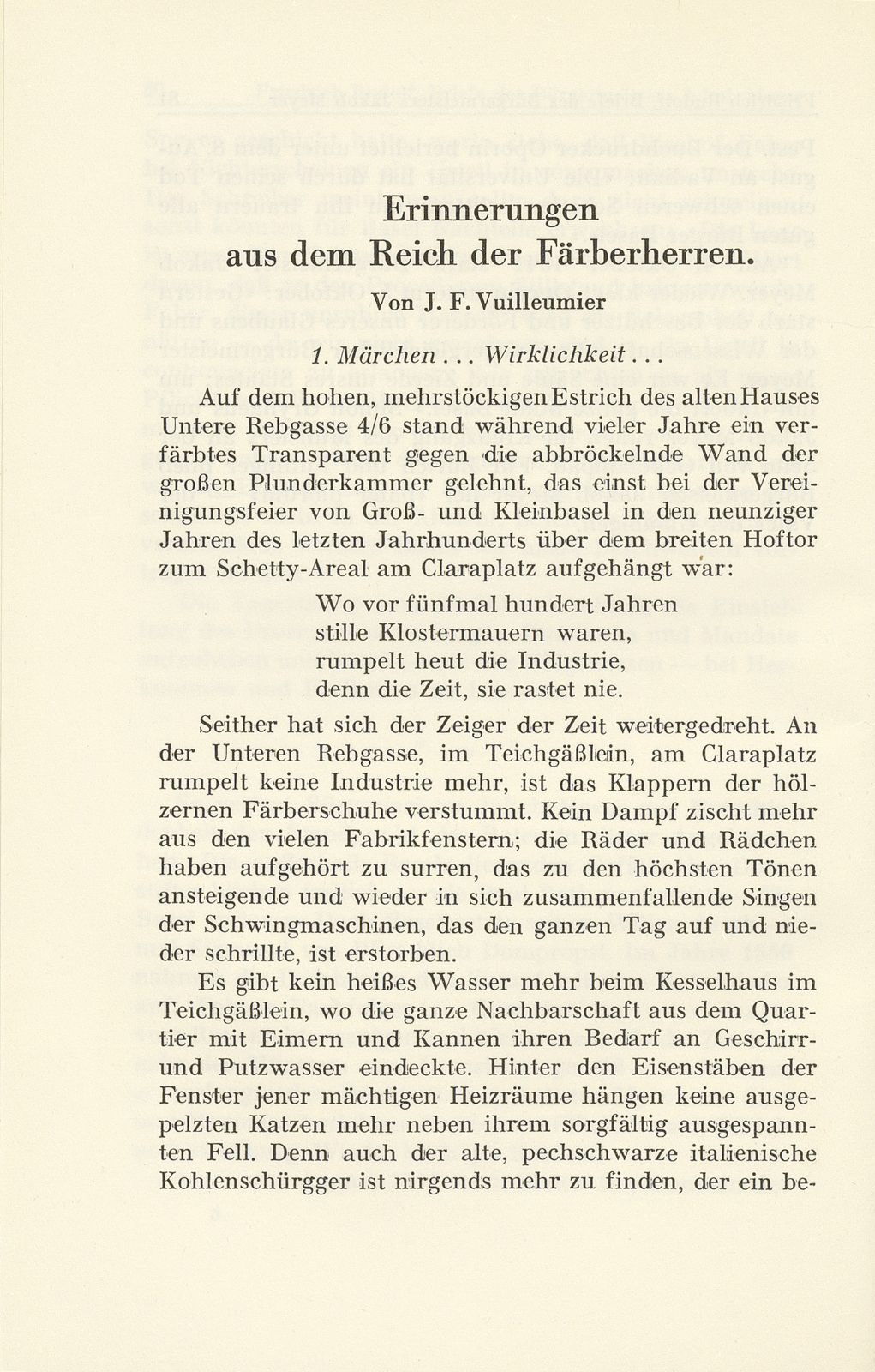 Erinnerungen aus dem Reich der Färberherren – Seite 1