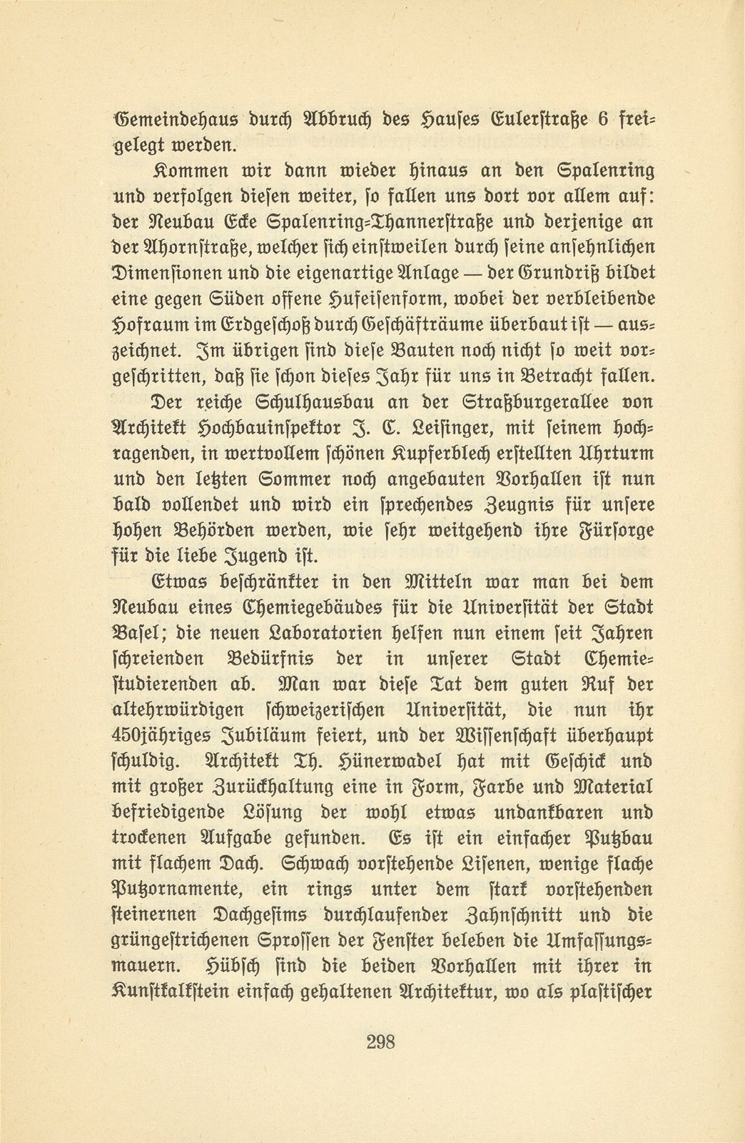 Das künstlerische Leben in Basel vom 1. November 1908 bis 31. Oktober 1909 – Seite 11