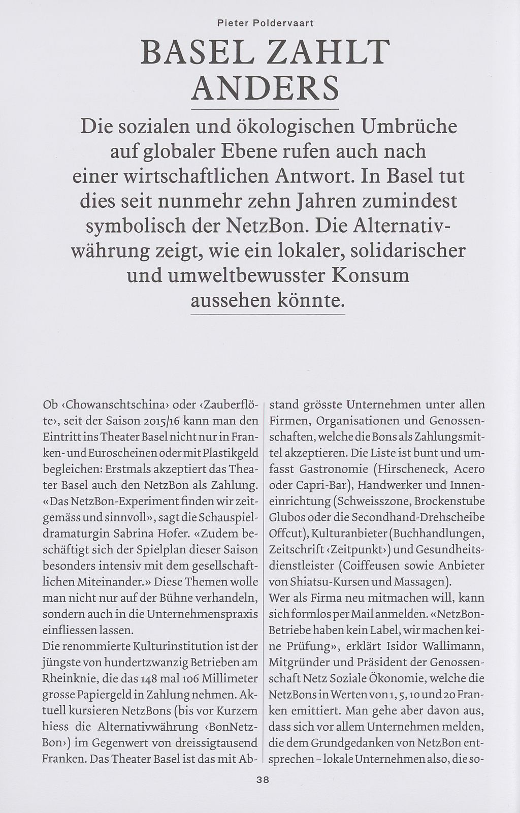 Basel zahlt anders – Seite 1