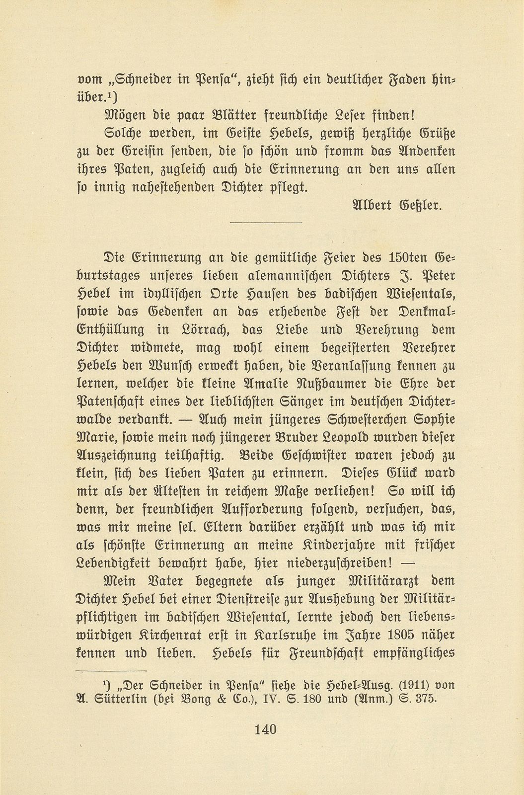 Blätter der Erinnerung an den alemannischen Dichter Johann Peter Hebel – Seite 2