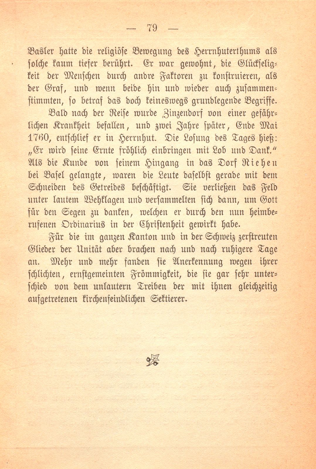 Zinzendorfs Aufnahme in der Schweiz – Seite 41