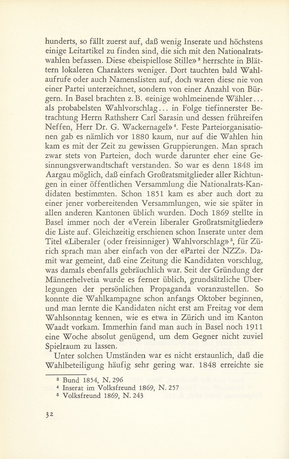 Vom Wandel der Basler Vertretung in der Bundesversammlung 1848-1919 – Seite 2