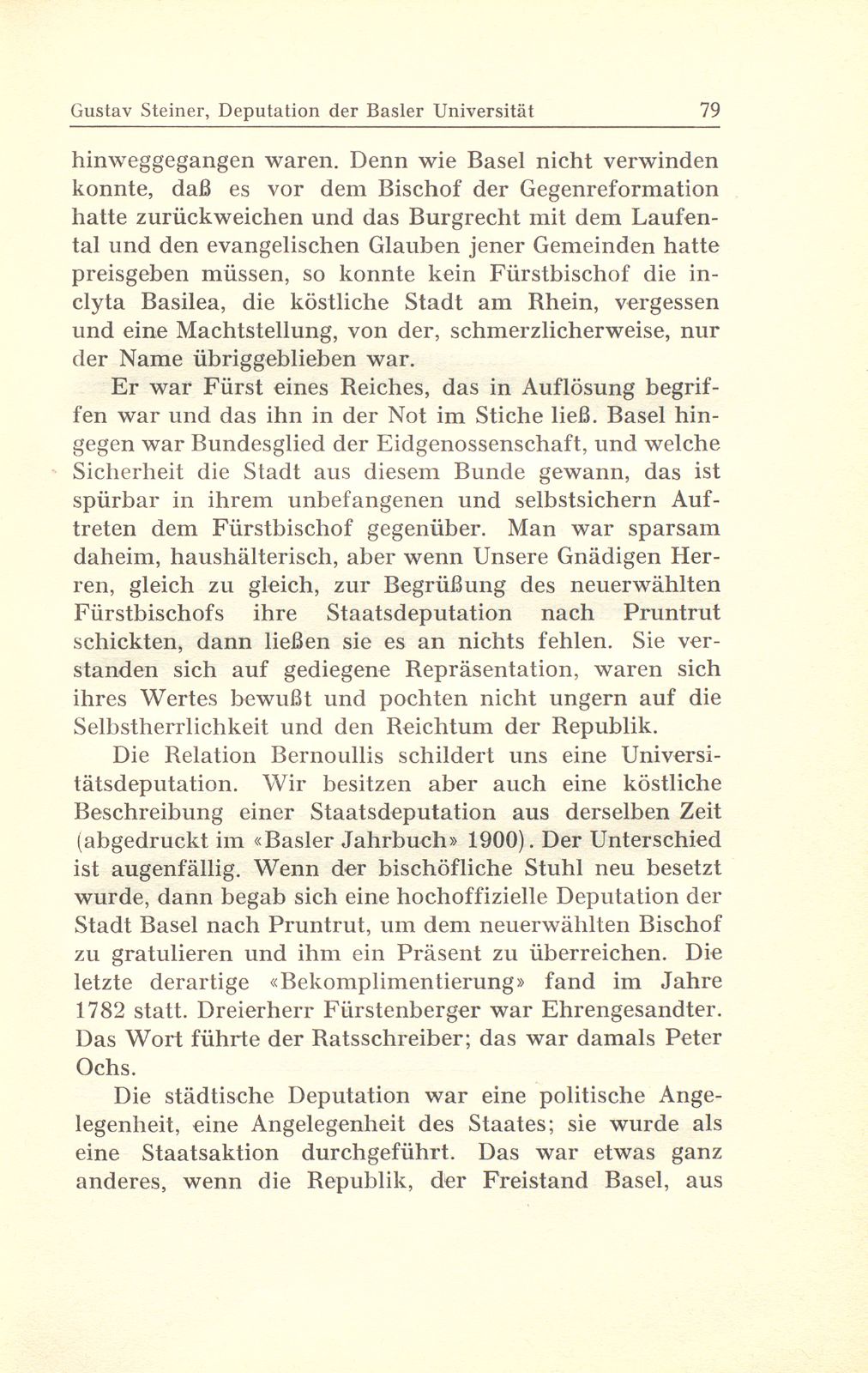 Deputation der Basler Universität an den fürstbischöflichen Kanzler – Seite 19