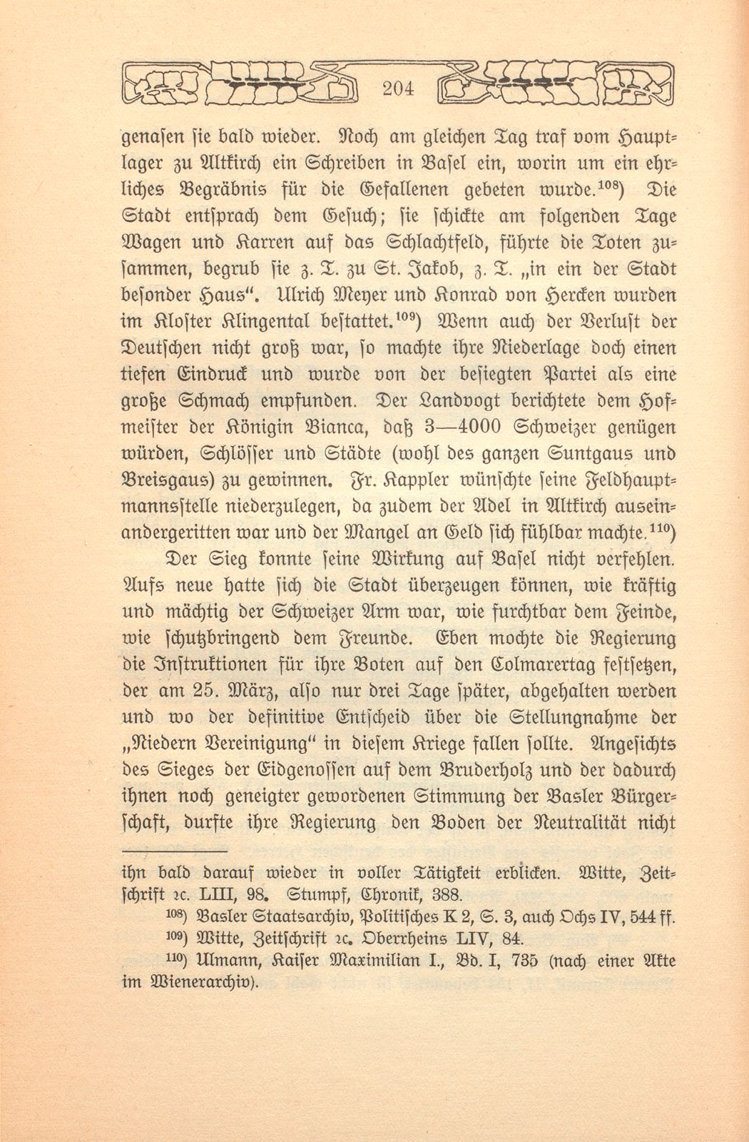 Das Gefecht auf dem Bruderholz. 22. März 1499 – Seite 31