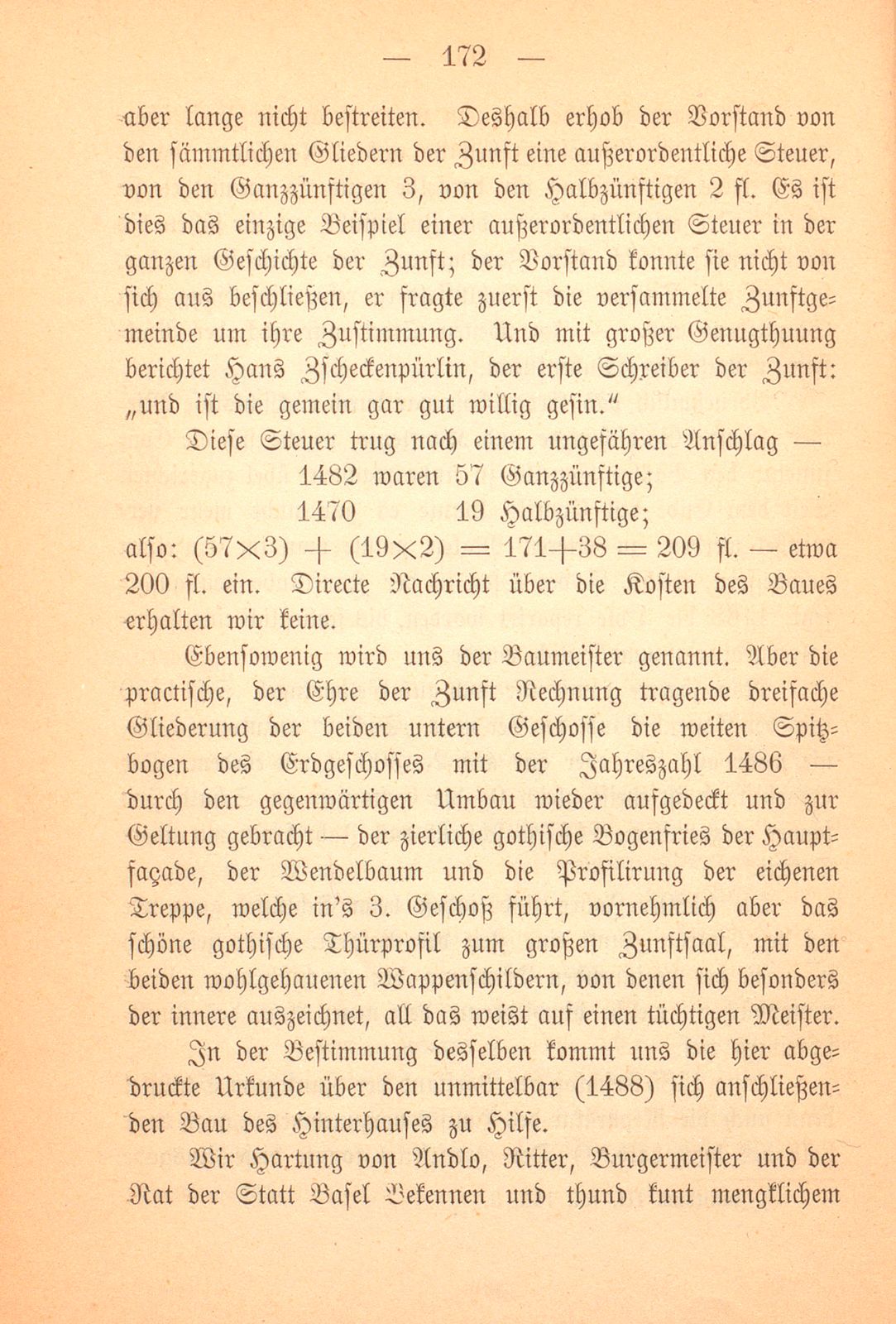 Der Neubau des Zunfthauses zum Schlüssel durch Roman Fäsch 1485-1488 – Seite 3