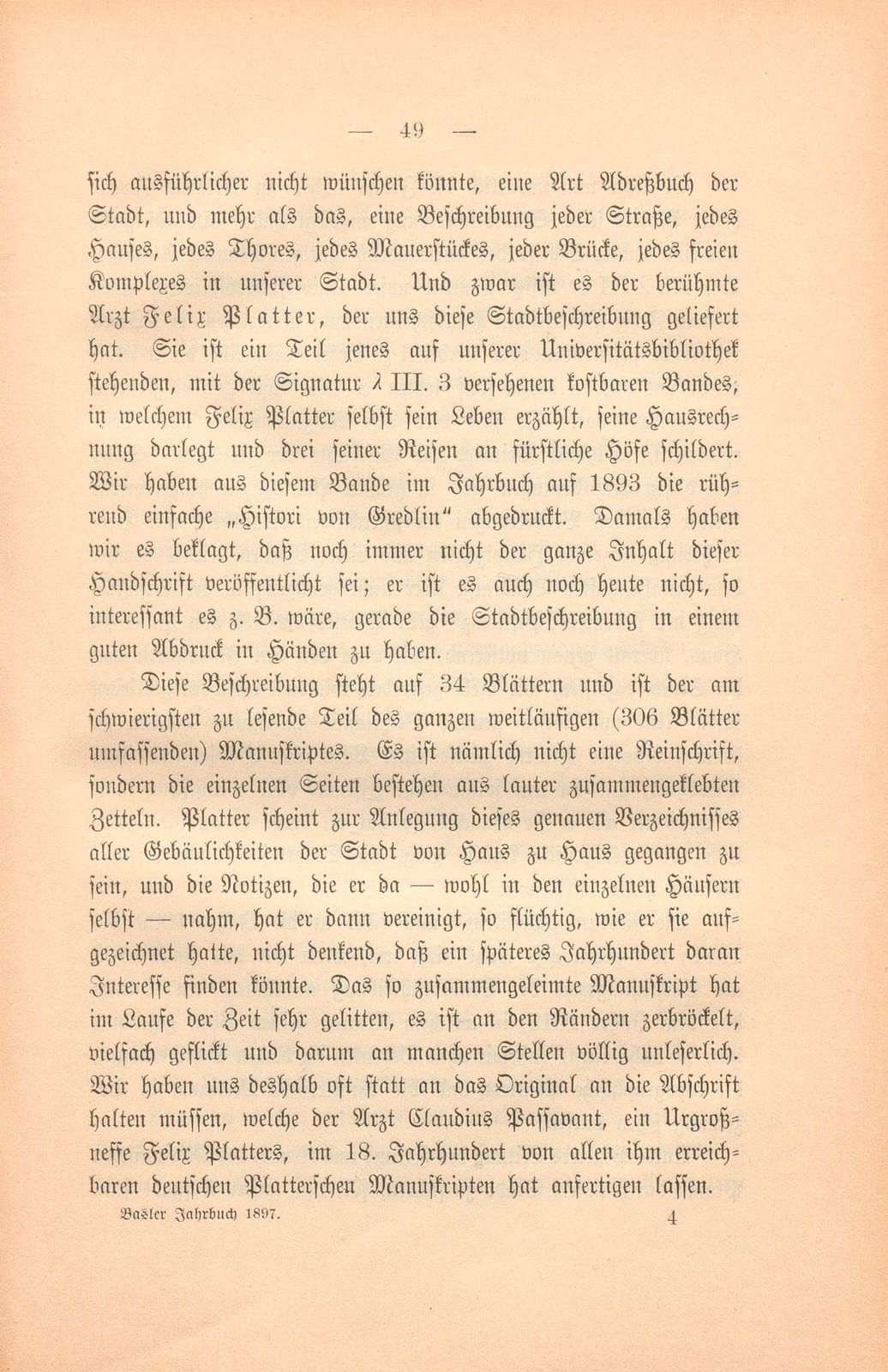 Eine Wanderung durch Basel im Anfang des 17. Jahrhunderts – Seite 2