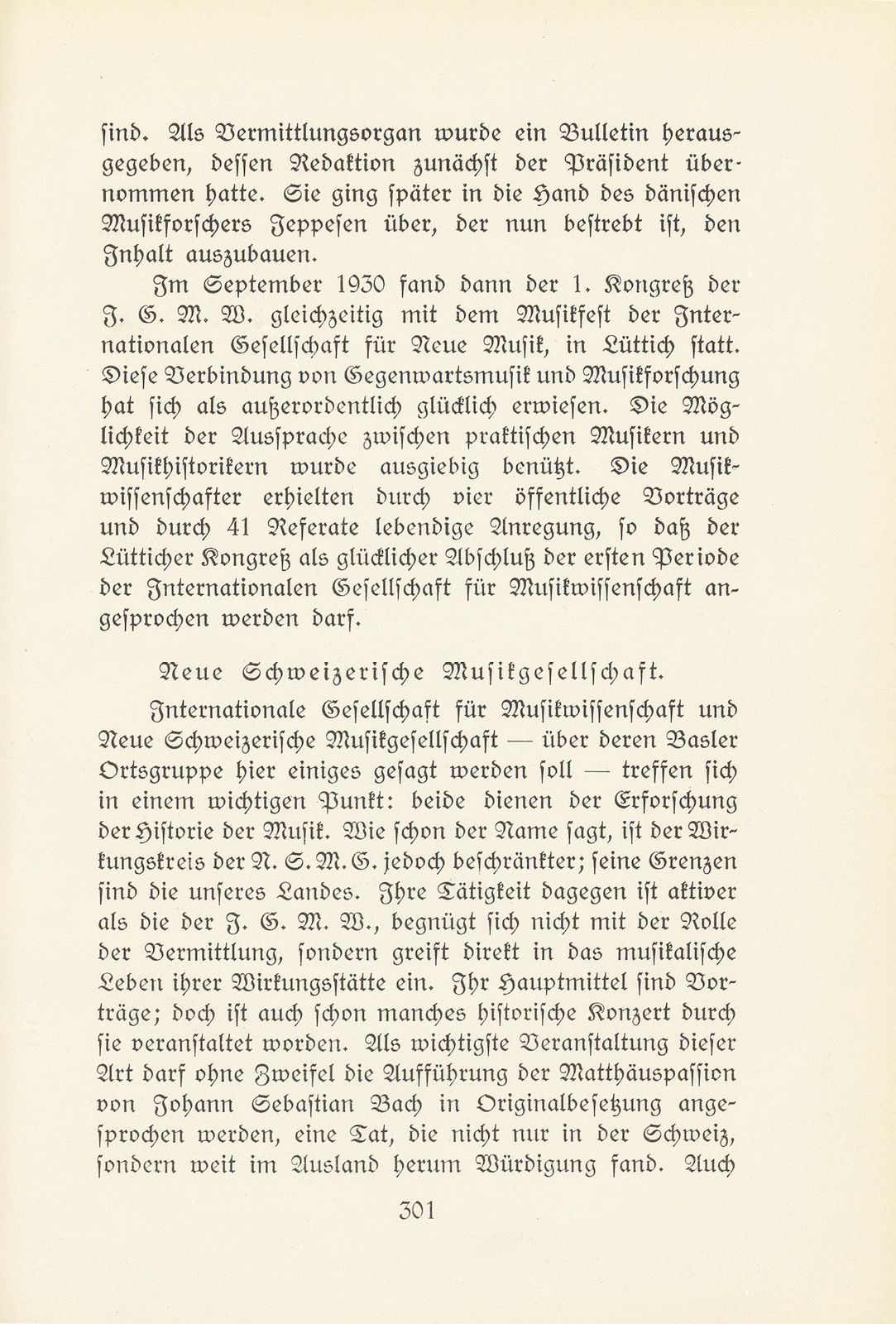 Das künstlerische Leben in Basel vom 1. Oktober 1930 bis 30. September 1931 – Seite 5