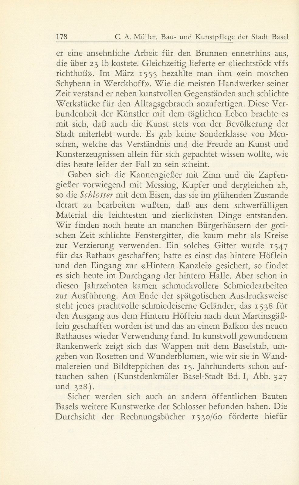 Bau- und Kunstpflege der Stadt Basel im Zeitalter der Reformation, 1529-1560 – Seite 46