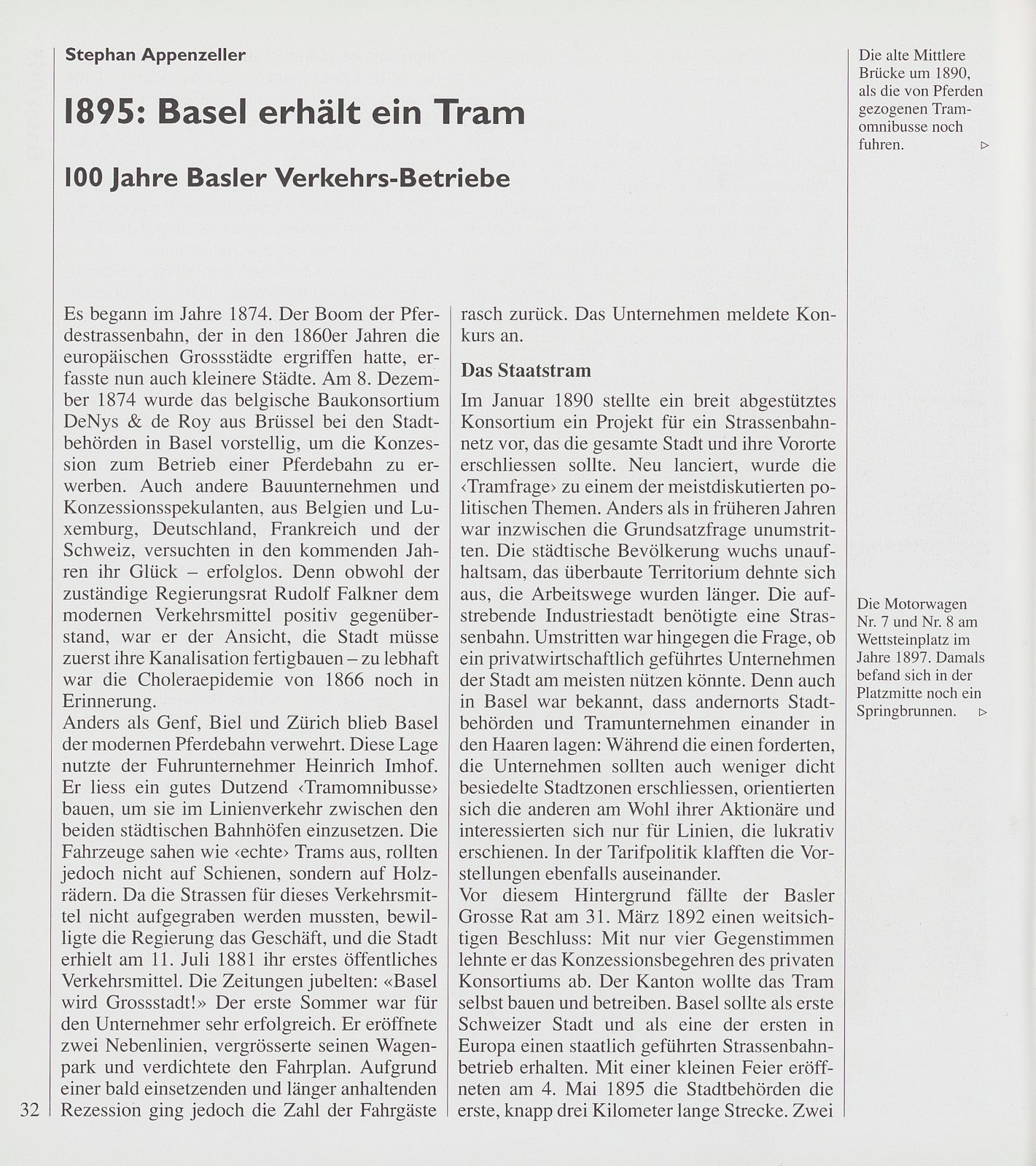 1895: Basel erhält ein Tram – Seite 1