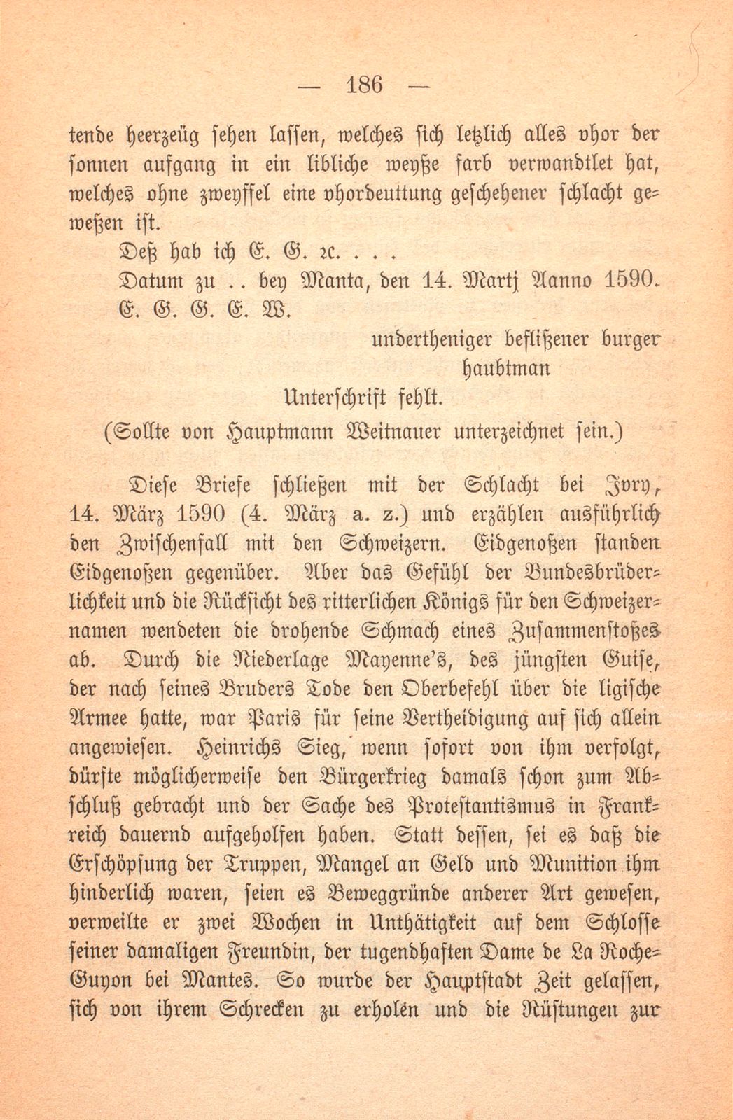 Schicksal einiger Basler Fähnlein in französischem Sold. (1589-1593.) – Seite 37