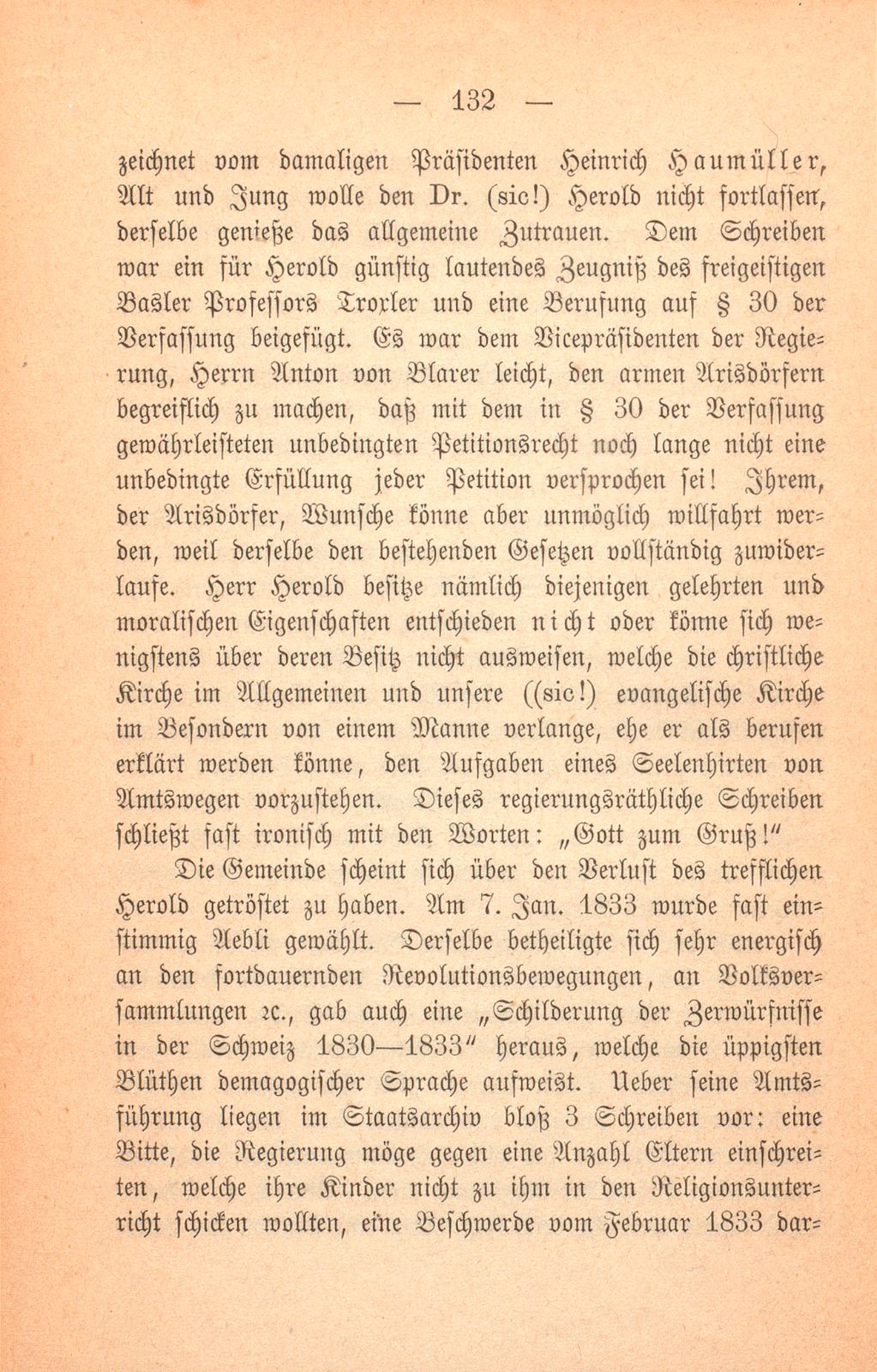 Geschichte der Pfarrei Arisdorf, nach handschriftlichen Quellen dargestellt – Seite 28