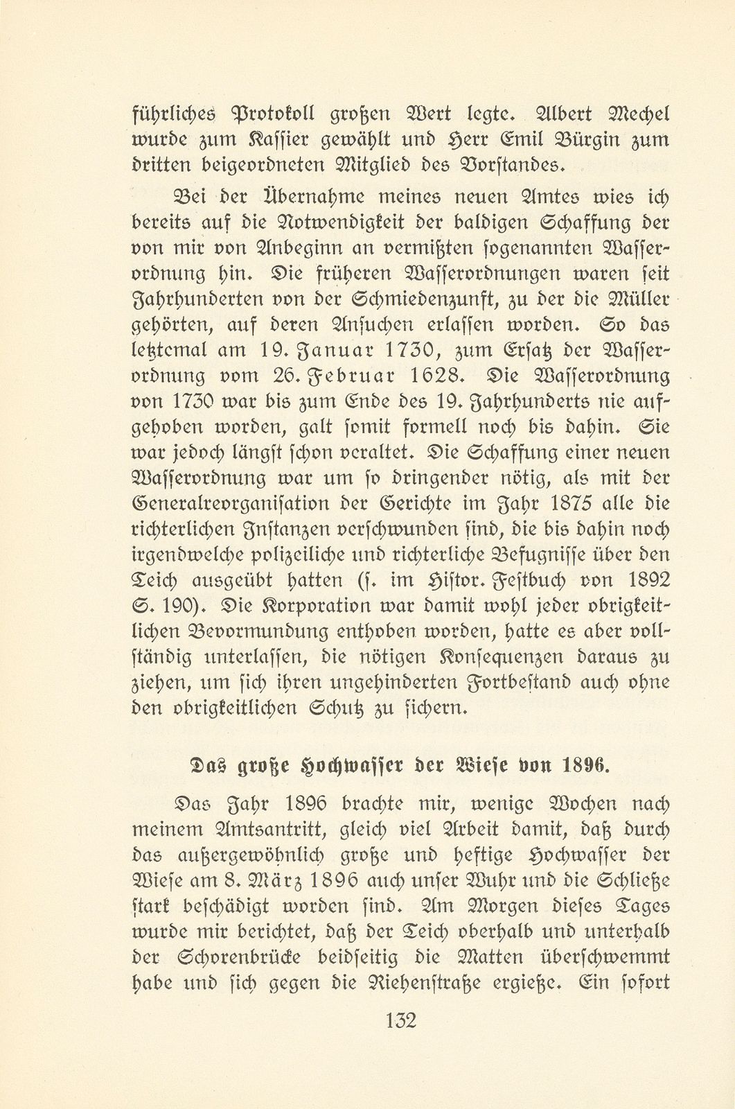 Memoiren des letzten Wassermeisters der Kleinbasler Teichkorporation – Seite 22