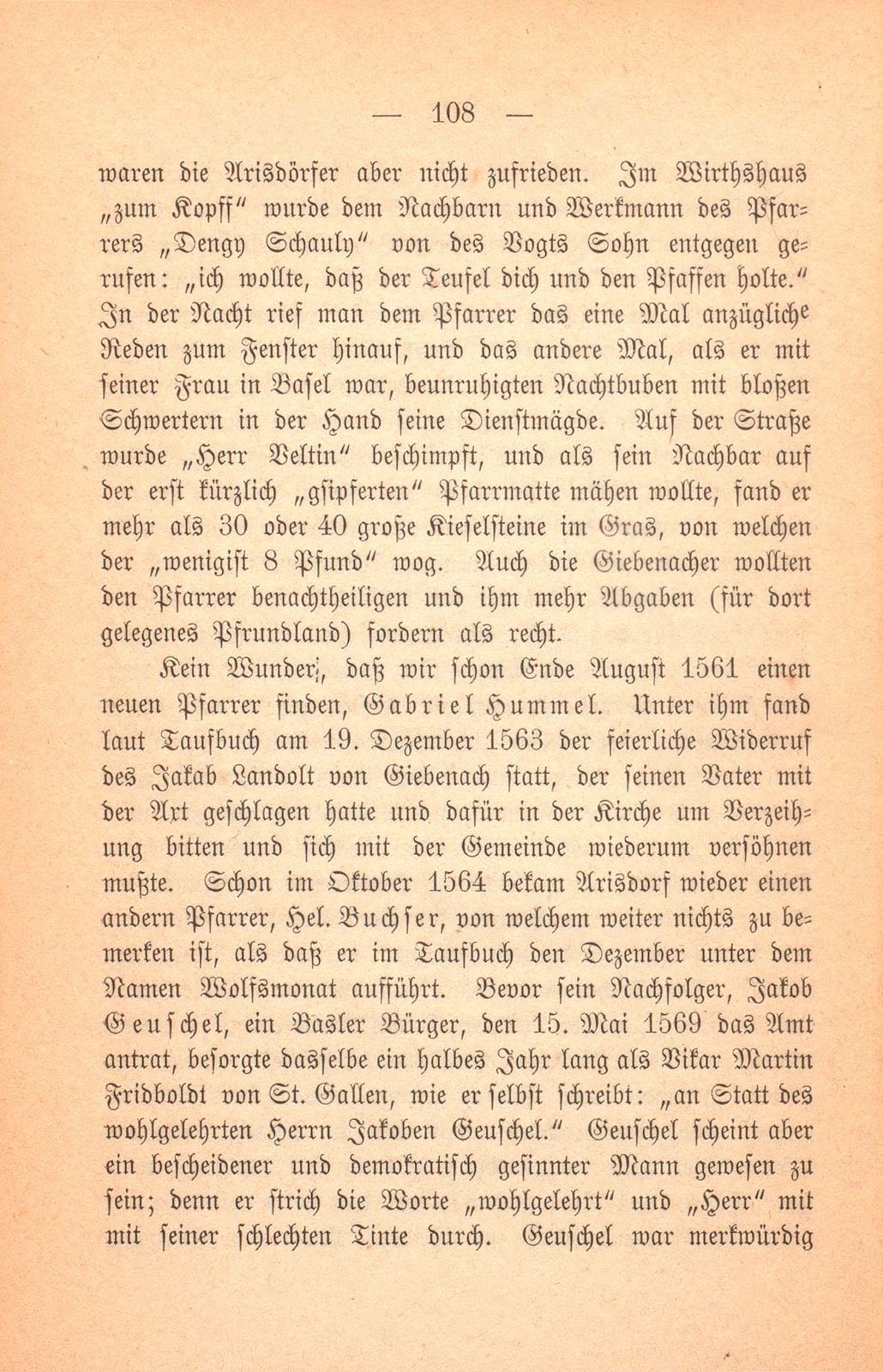 Geschichte der Pfarrei Arisdorf, nach handschriftlichen Quellen dargestellt – Seite 4