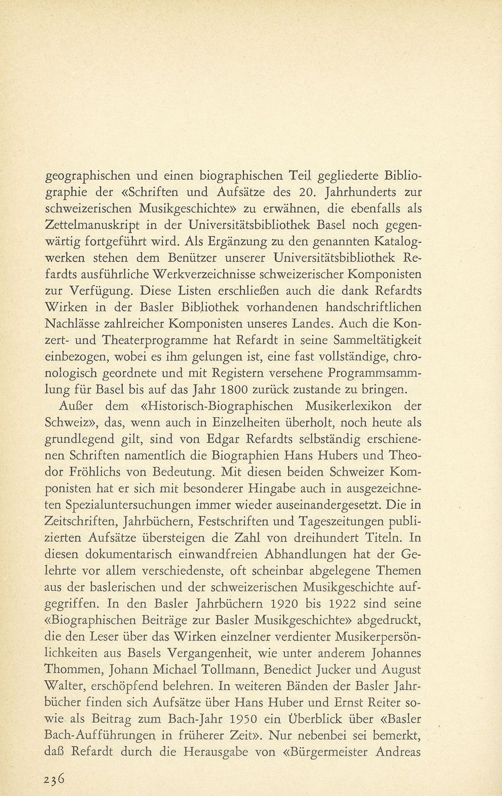 Pionierarbeit auf dem Gebiete der baslerischen und der schweizerischen Musikgeschichte – Seite 4