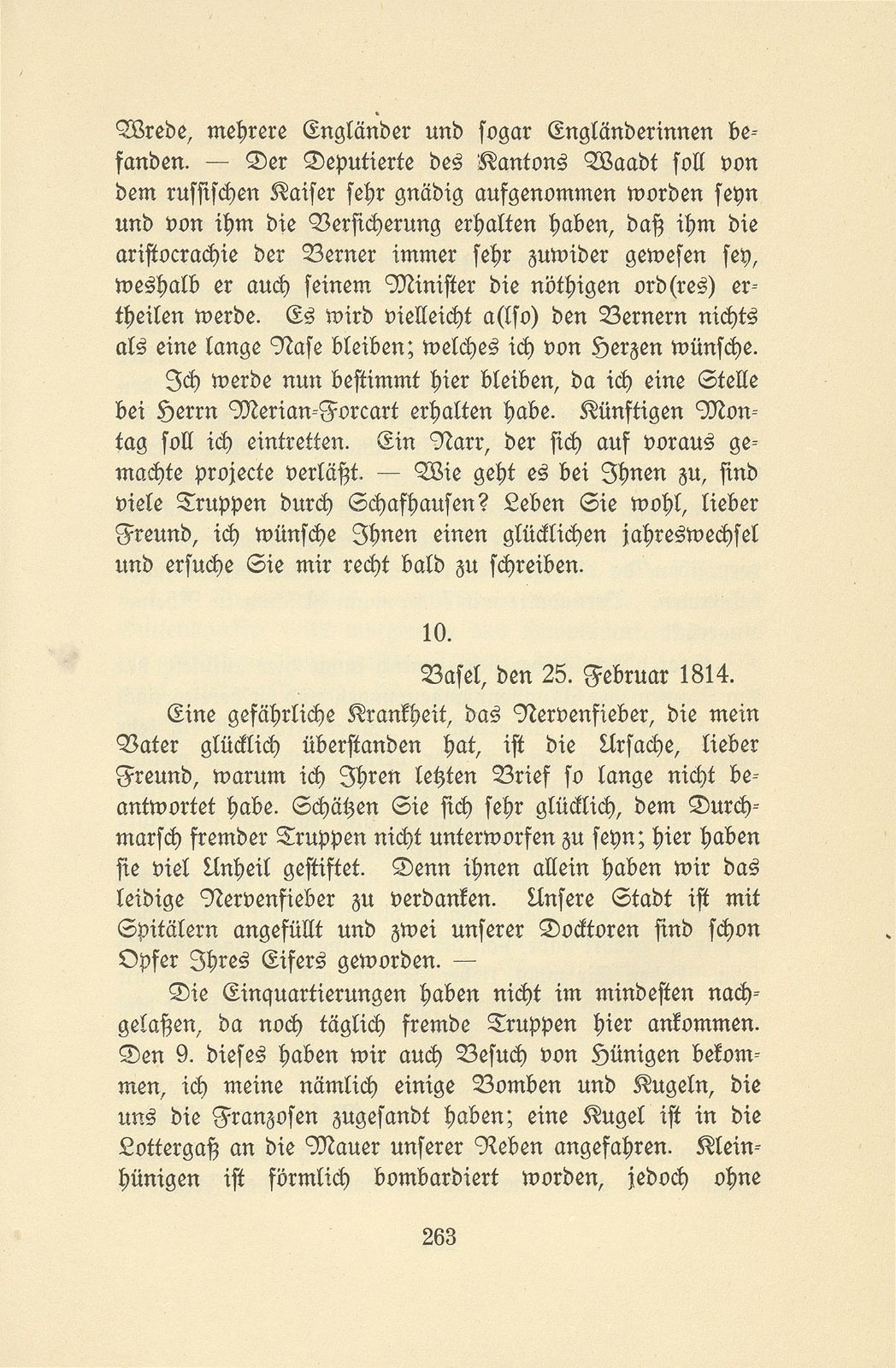 Aus den Briefen eines Baslers vor hundert Jahren [Ed. Ochs-His-La Roche] – Seite 15