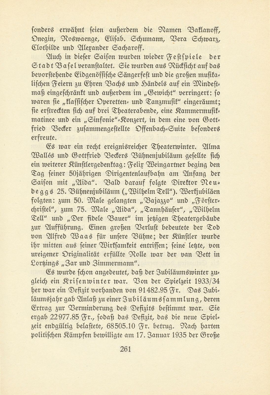 Das künstlerische Leben in Basel vom 1. Oktober 1934 bis 30. September 1935 – Seite 5