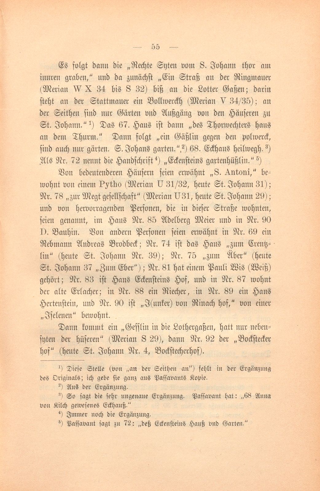 Eine Wanderung durch Basel im Anfang des 17. Jahrhunderts – Seite 8