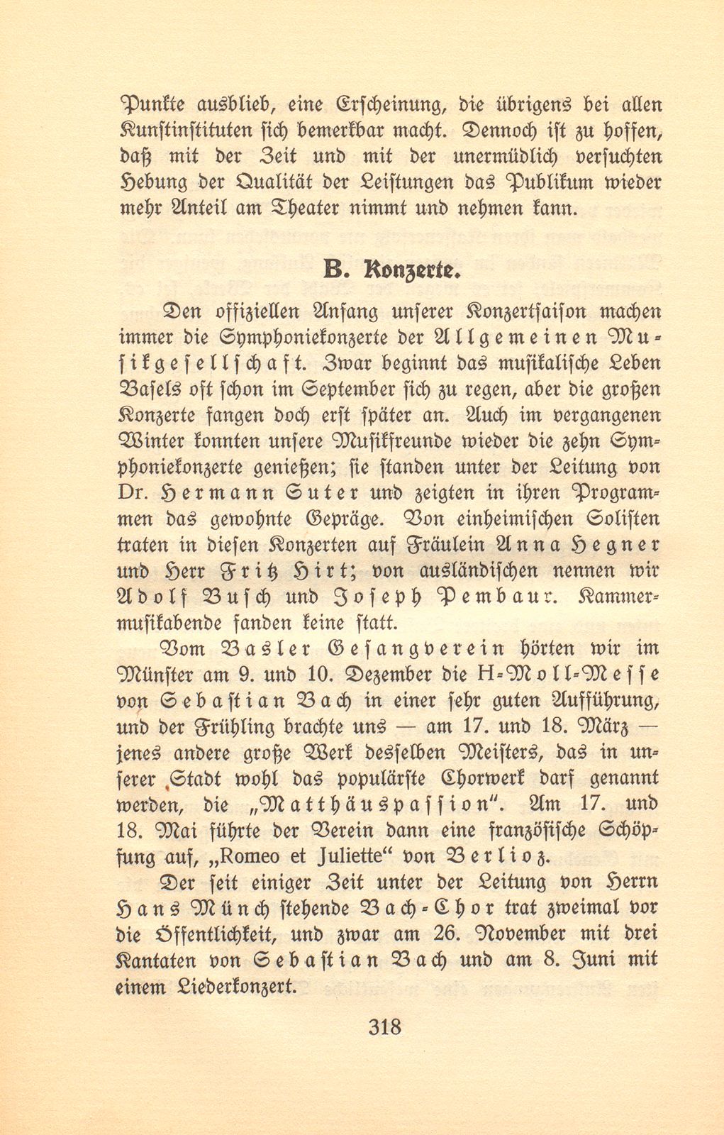 Das künstlerische Leben in Basel vom 1. November 1922 bis 1. Oktober 1923 – Seite 1