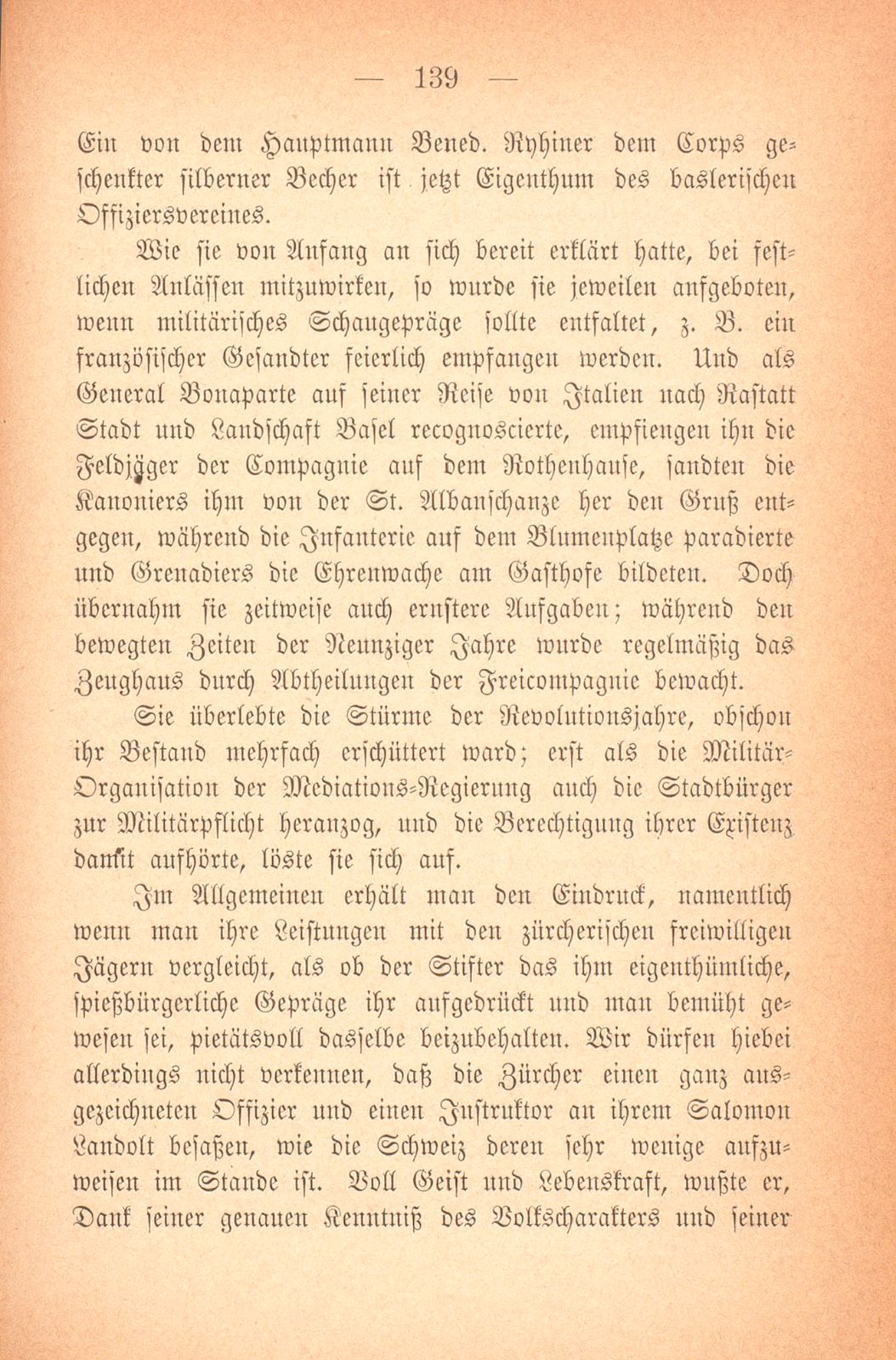 Über das baslerische Militärwesen in den letzten Jahrhunderten – Seite 61