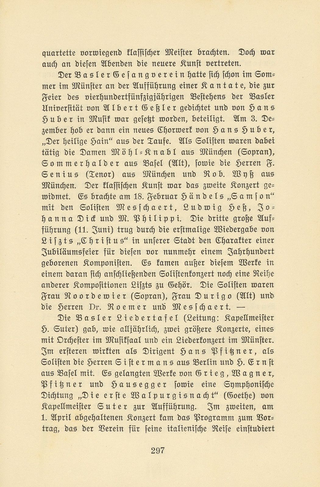 Das künstlerische Leben in Basel vom 1. November 1910 bis 31. Oktober 1911 – Seite 2