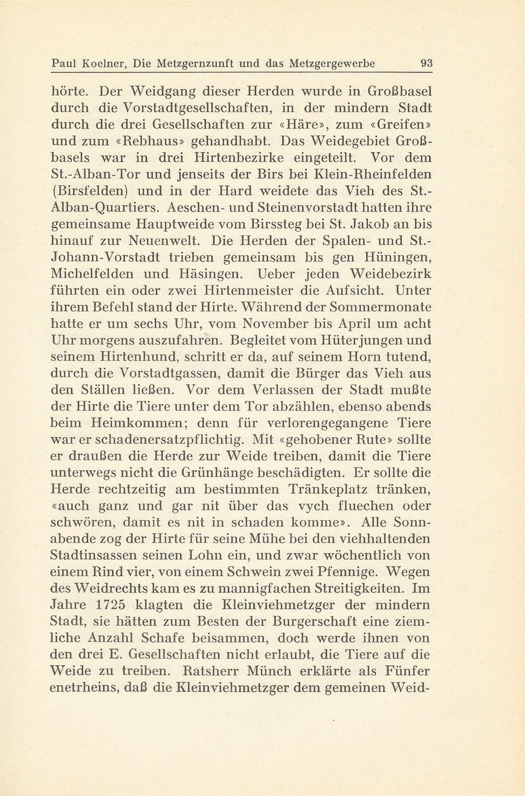 Die Metzgernzunft und das Metzgergewerbe im alten Basel – Seite 21