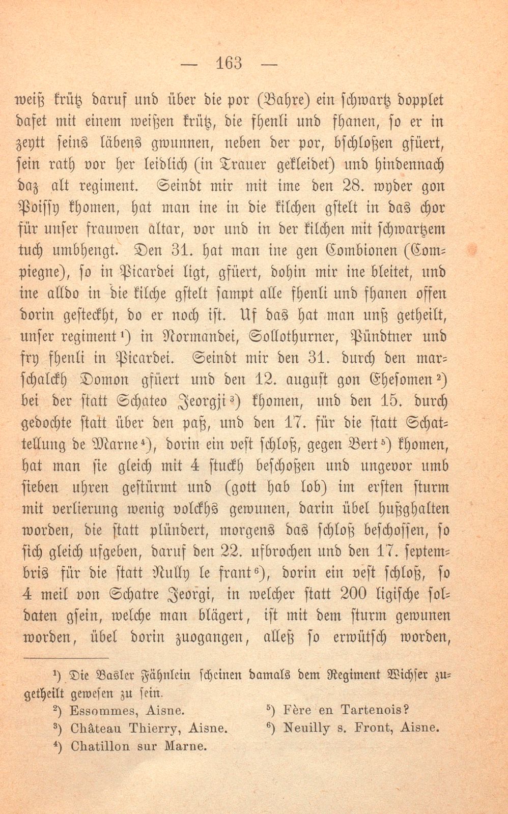 Schicksal einiger Basler Fähnlein in französischem Sold. (1589-1593.) – Seite 14