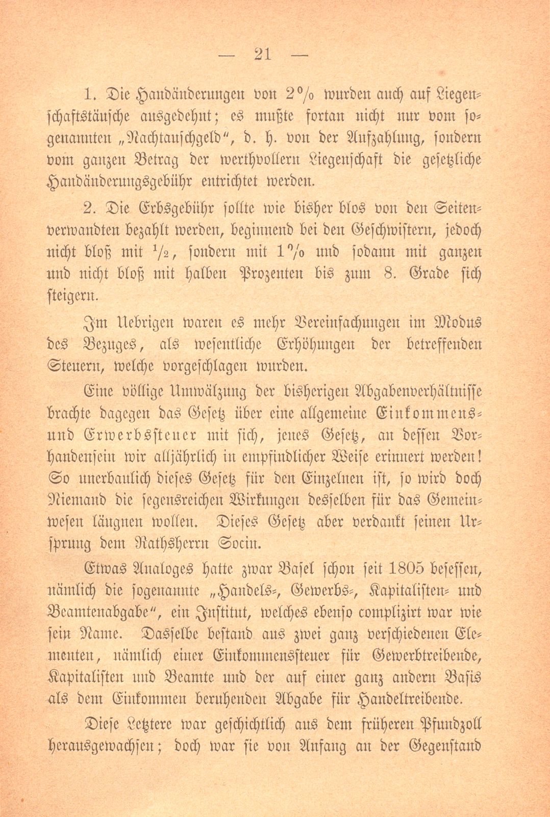 Bernhard Socin, ein Basler Ratsherr aus der ersten Hälfte des neunzehnten Jahrhunderts – Seite 21